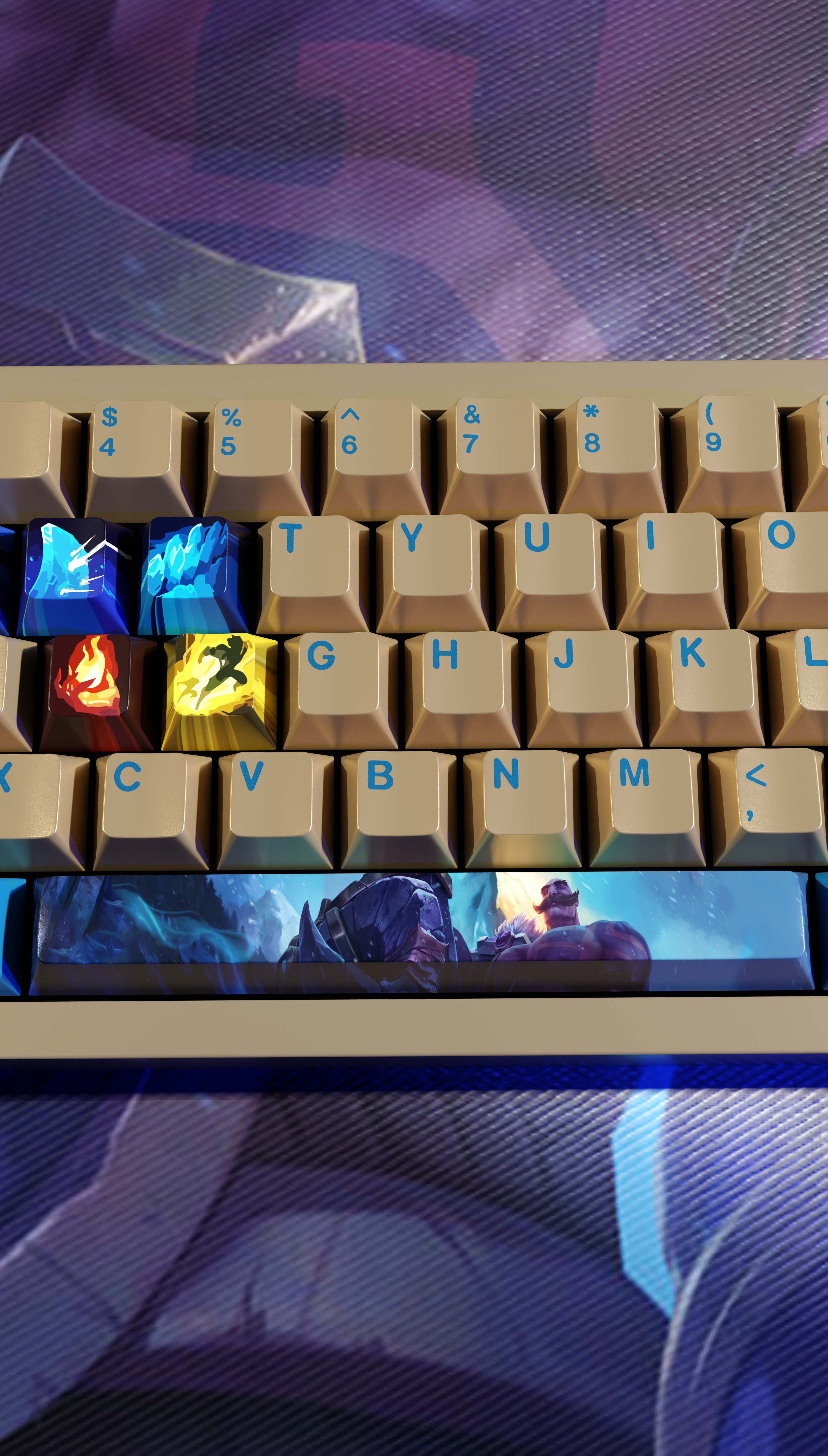 SPECIAL EDITION LEAGUE OF LEGENDS BRAUM KEYCAPS