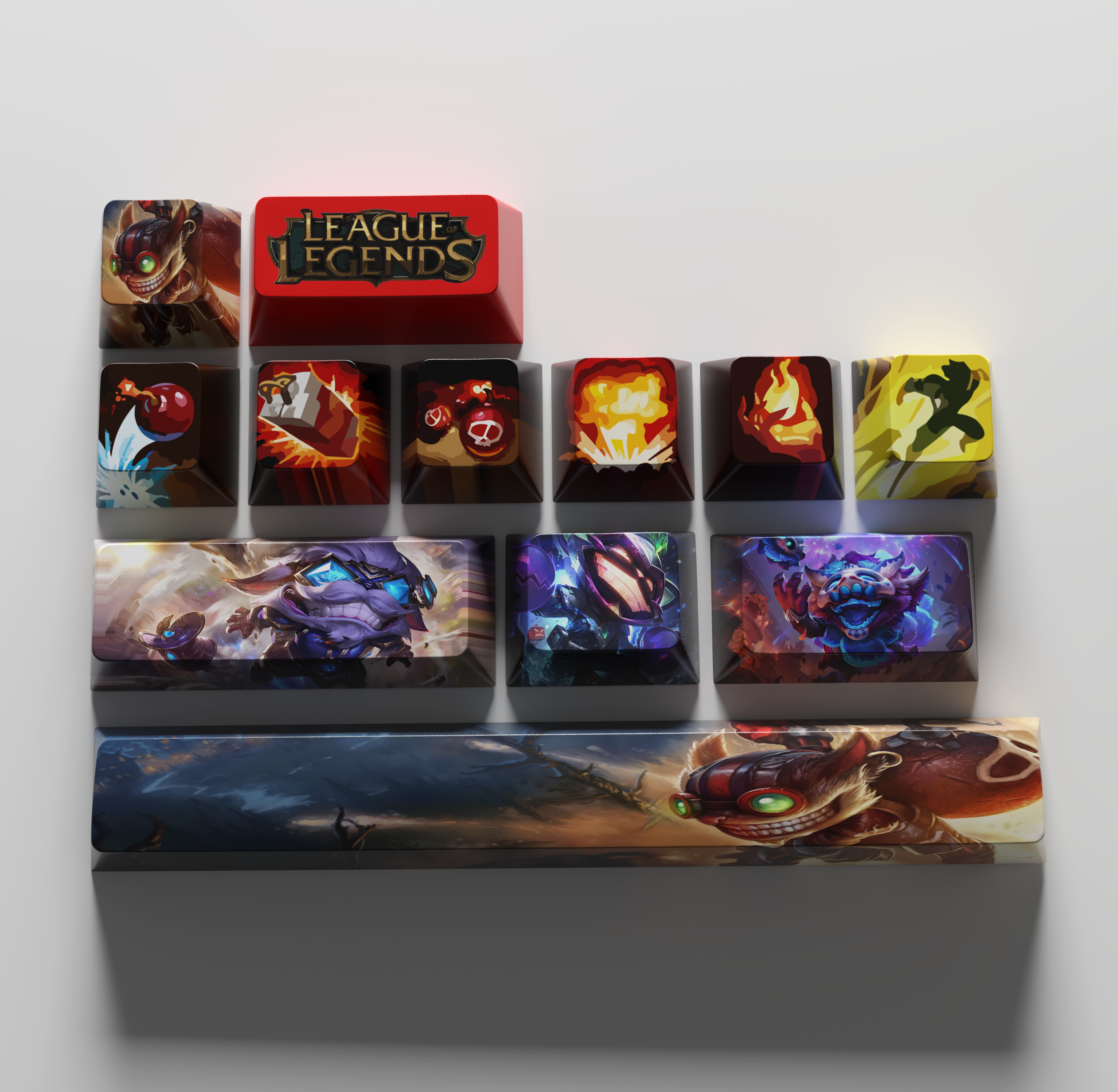 SPECIAL EDITION LEAGUE OF LEGENDS ZIGGS KEYCAPS