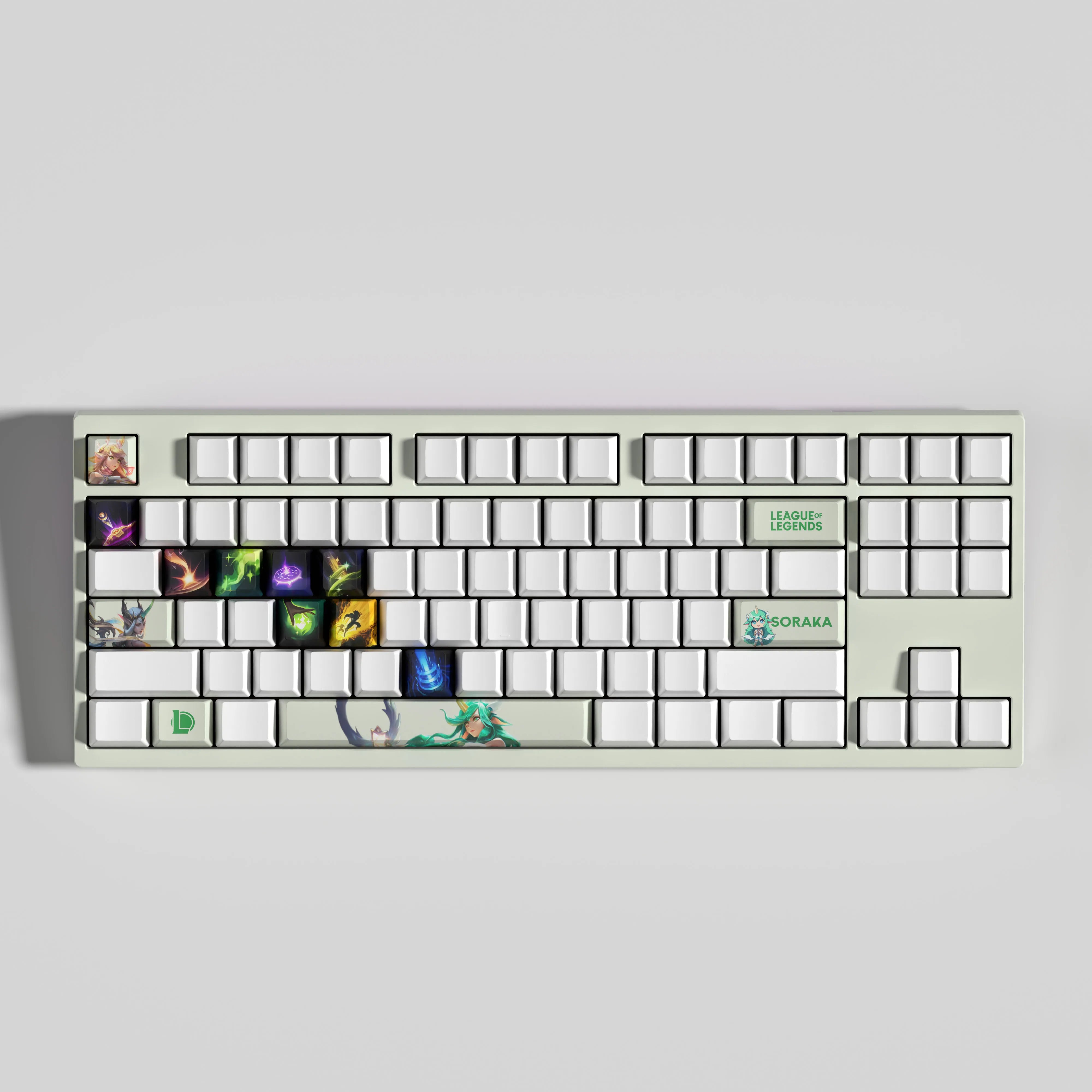 NEW SPECIAL EDITION LEAGUE OF LEGENDS SORAKA KEYCAPS – 14 KAY