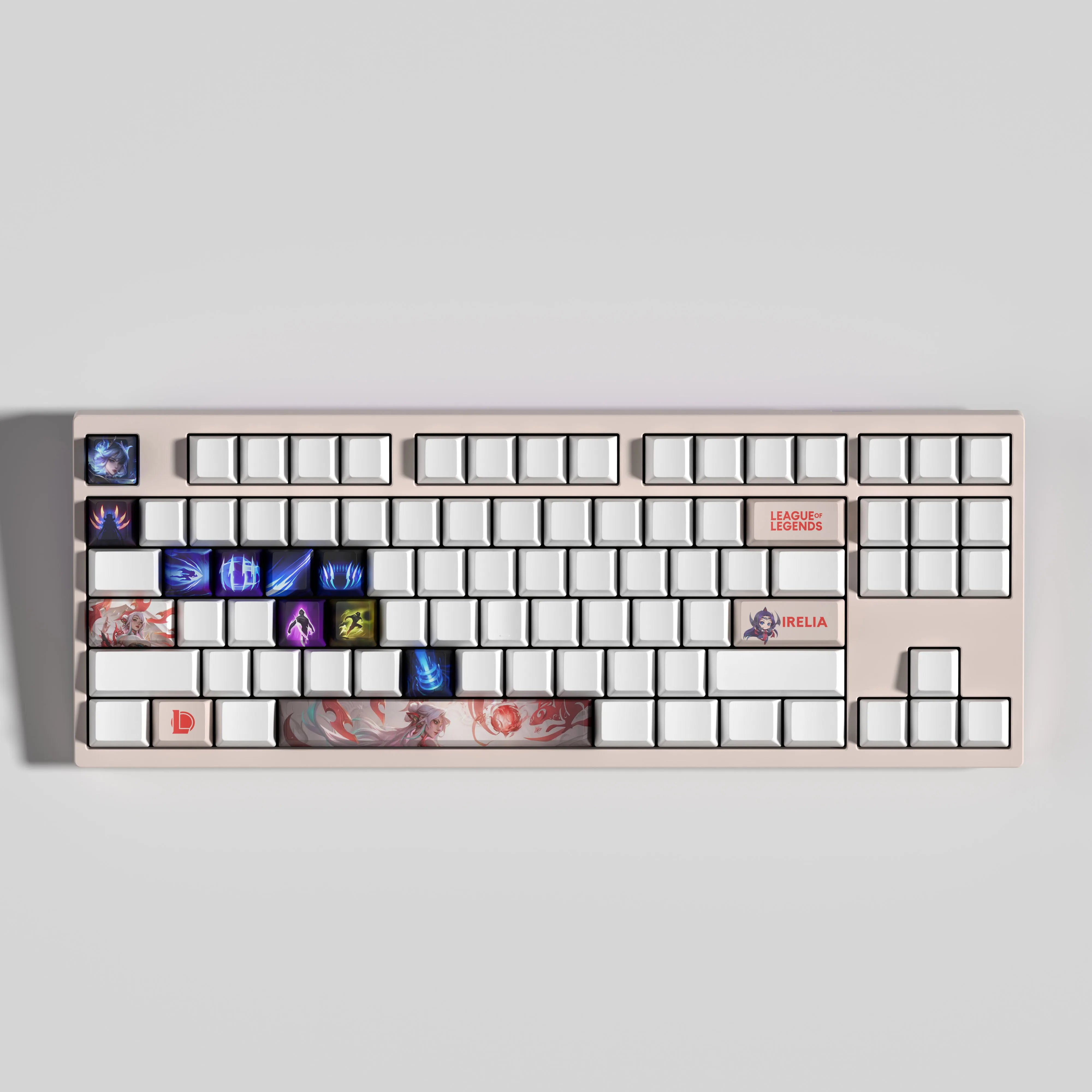 new SPECIAL EDITION LEAGUE OF LEGENDS IRELIA KEYCAPS – 14 kay