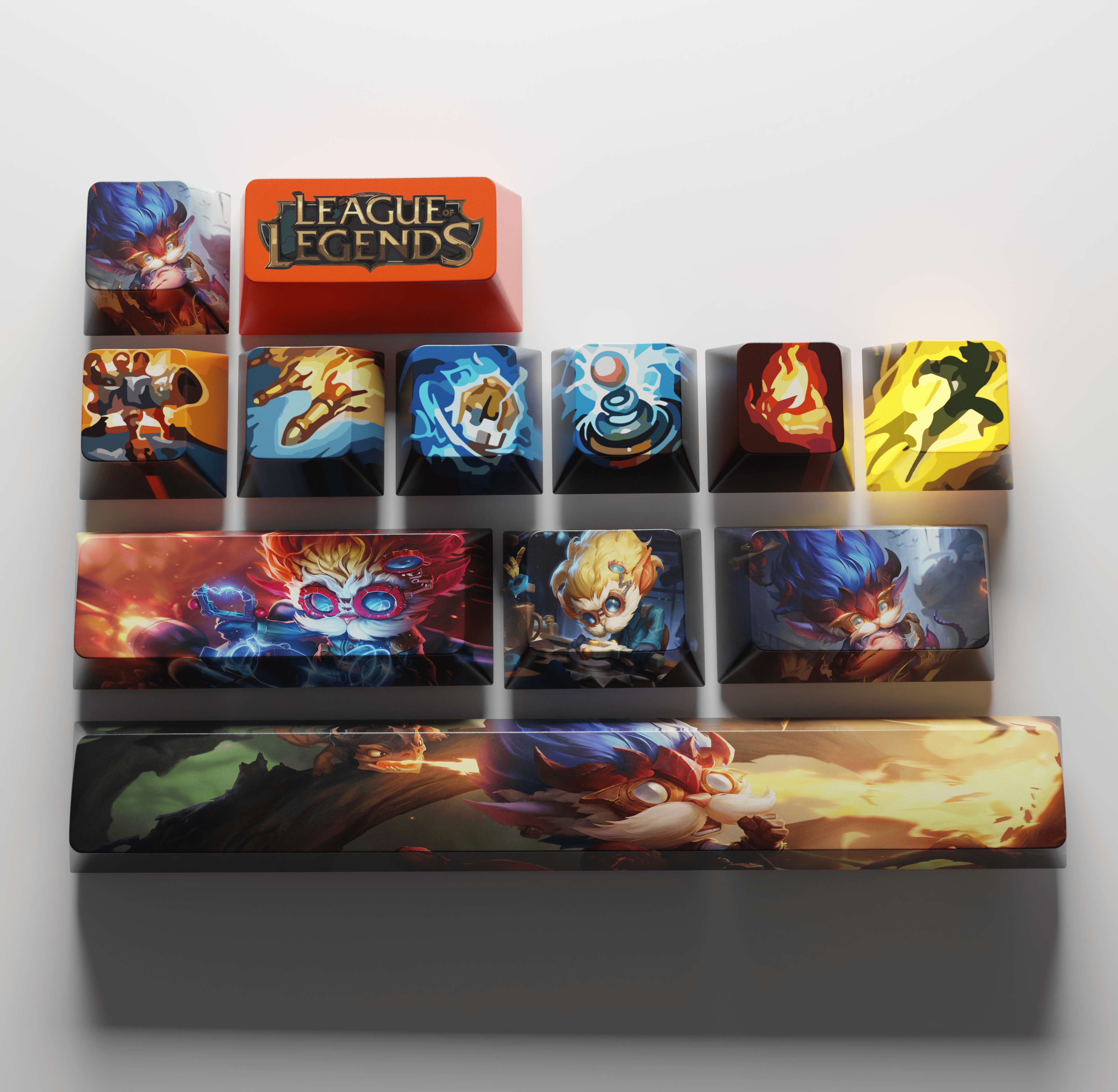 special edition League of Legends heimerdinger Keycaps