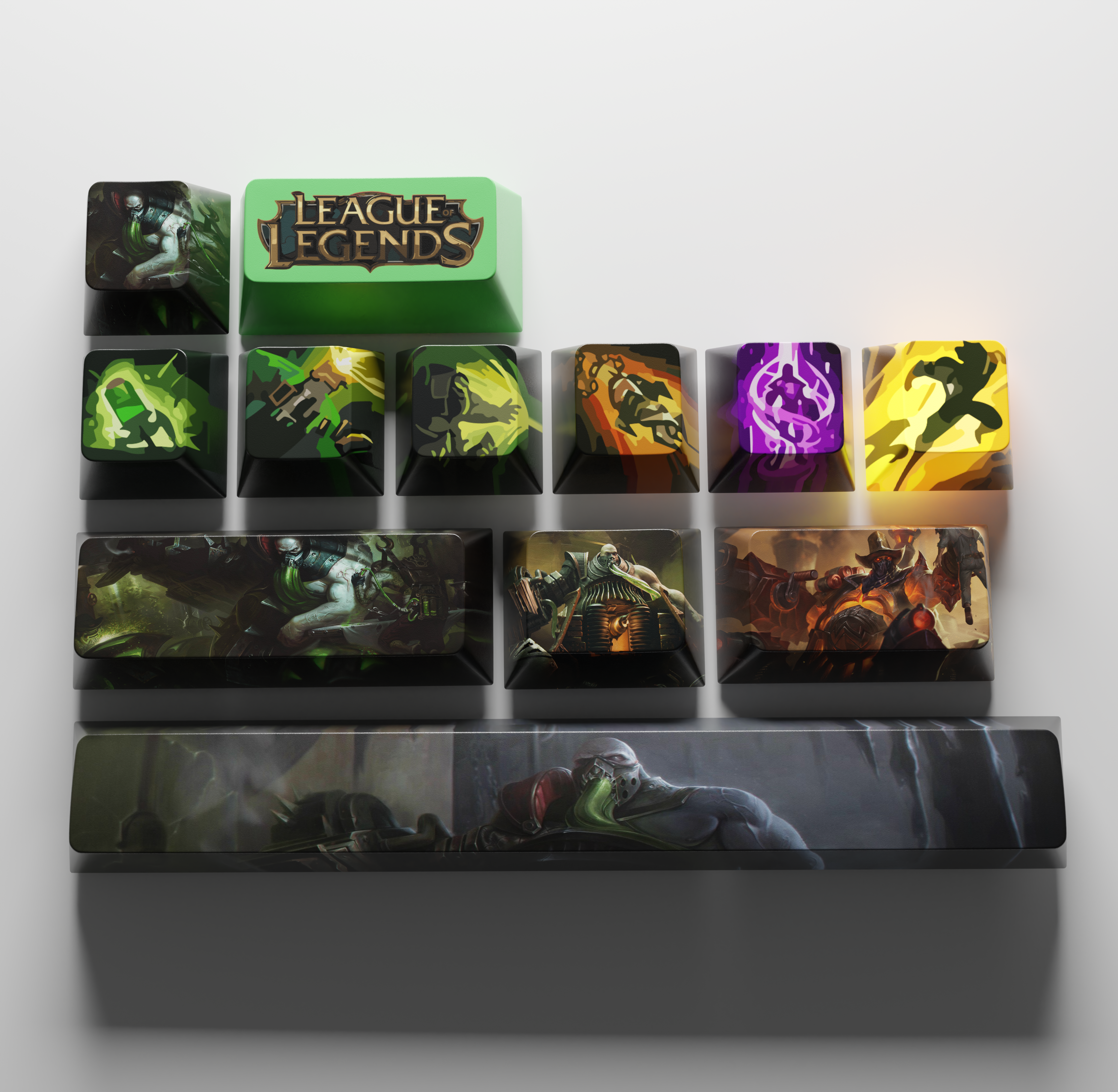 special edition League of Legends urgot Keycaps