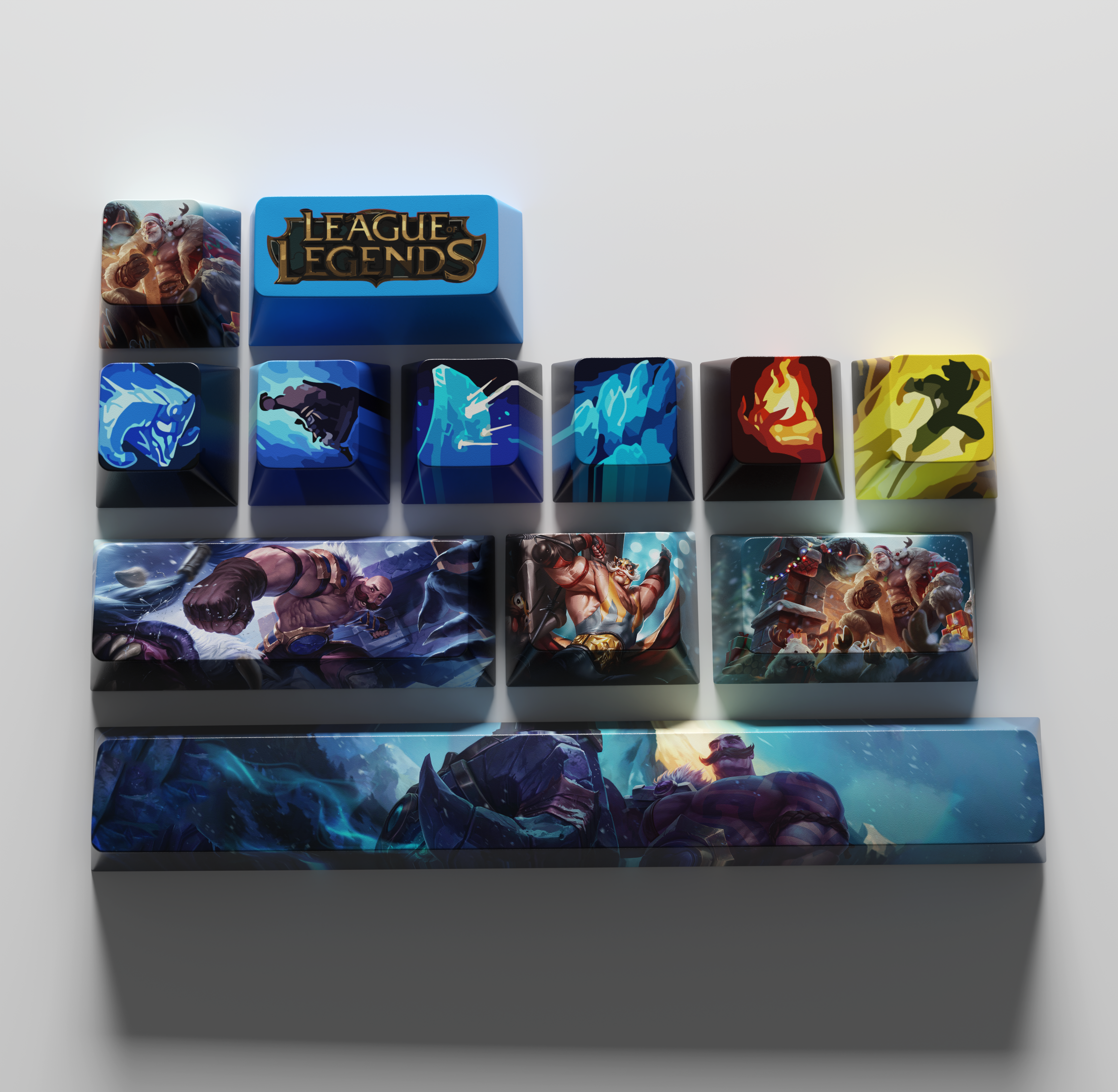 SPECIAL EDITION LEAGUE OF LEGENDS BRAUM KEYCAPS