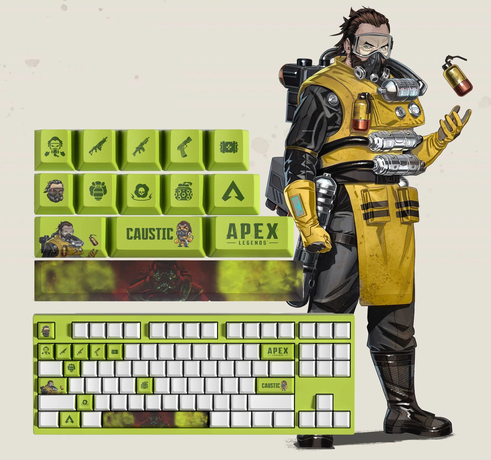 Apex Legends CAUSTIC 14KEYCAPS