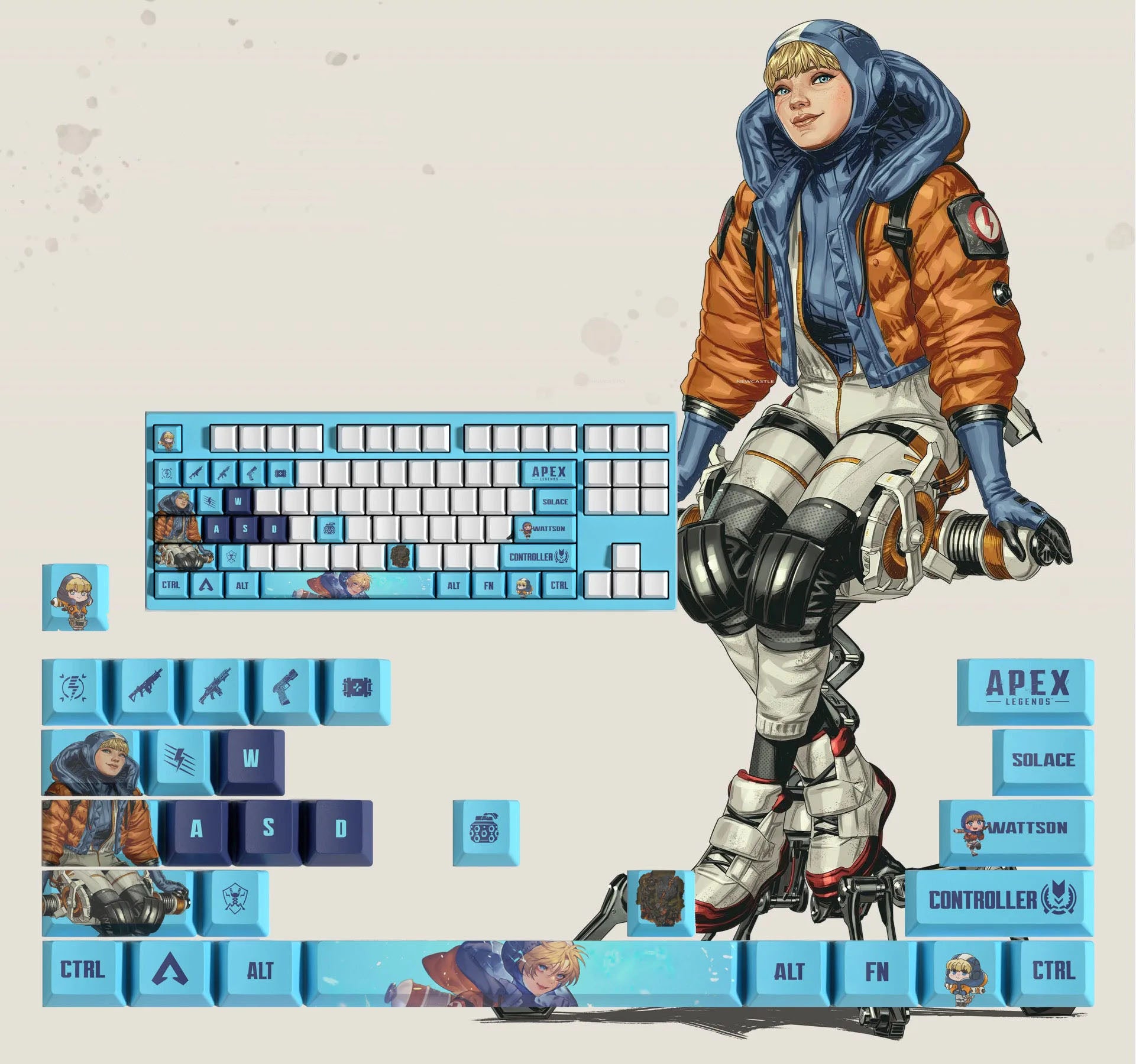 Apex Legends WATTSON 29 KEYCAPS