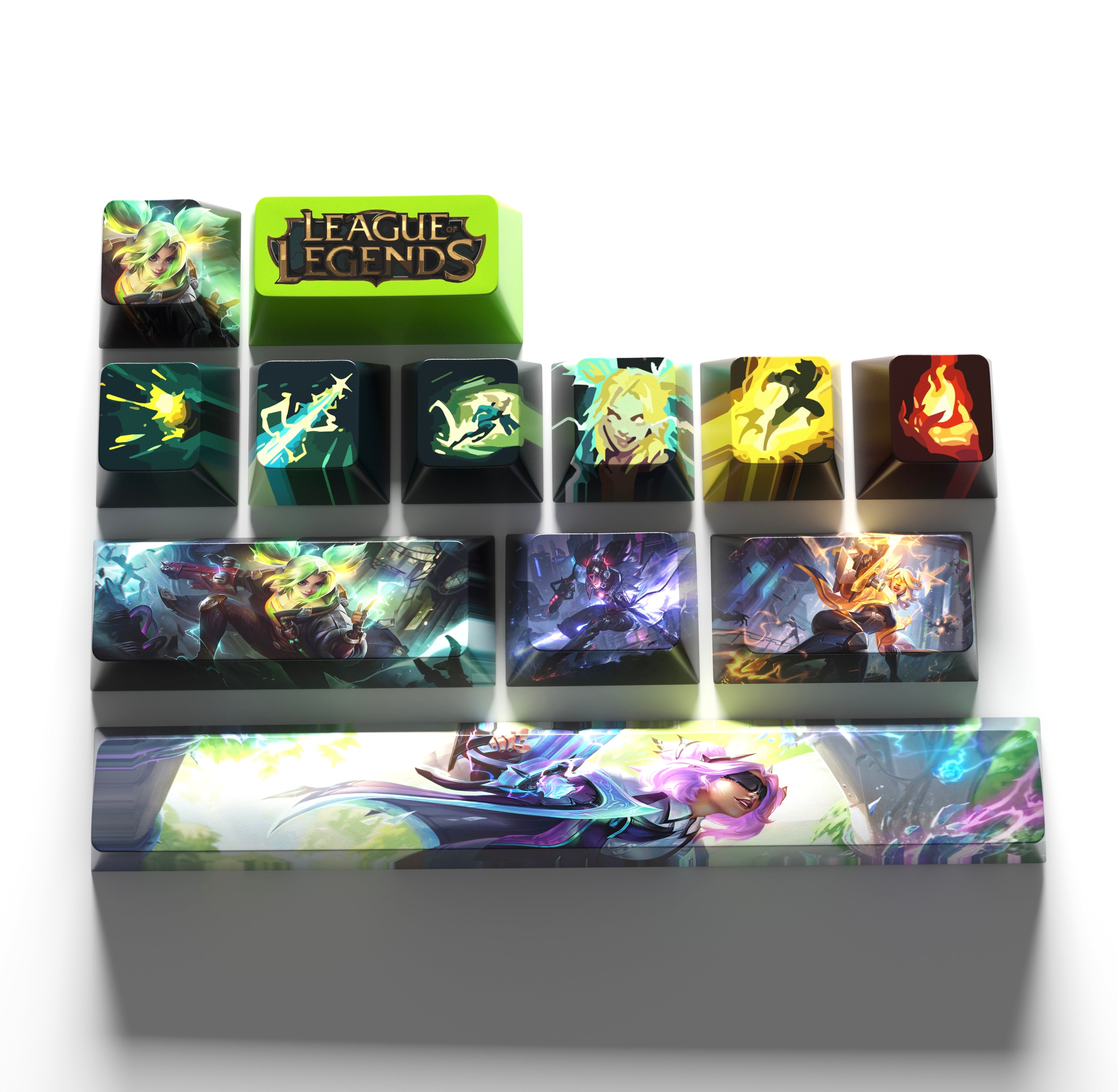 SPECIAL EDITION LEAGUE OF LEGENDS ZERI KEYCAPS