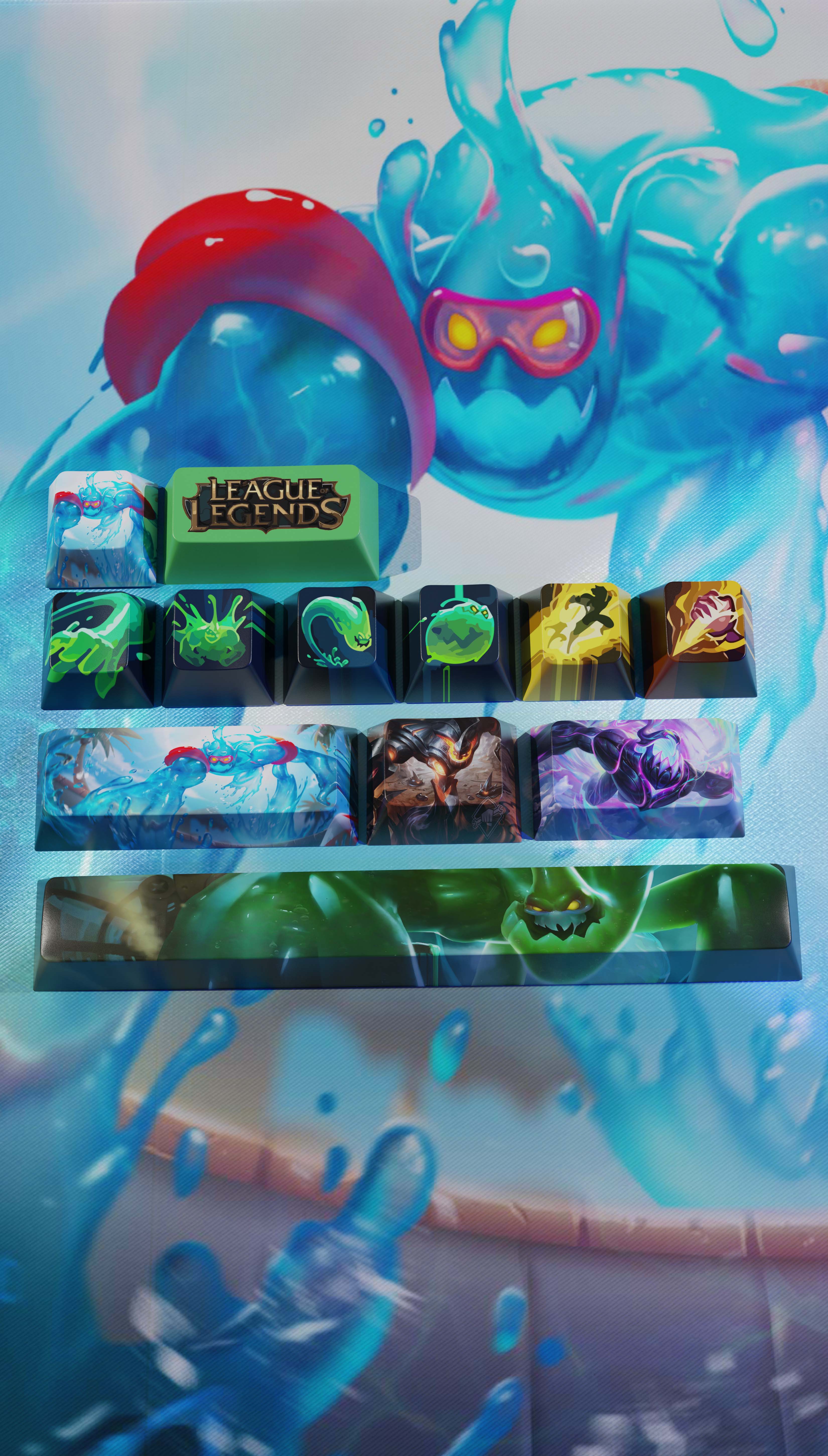 SPECIAL EDITION LEAGUE OF LEGENDS Zac KEYCAPS