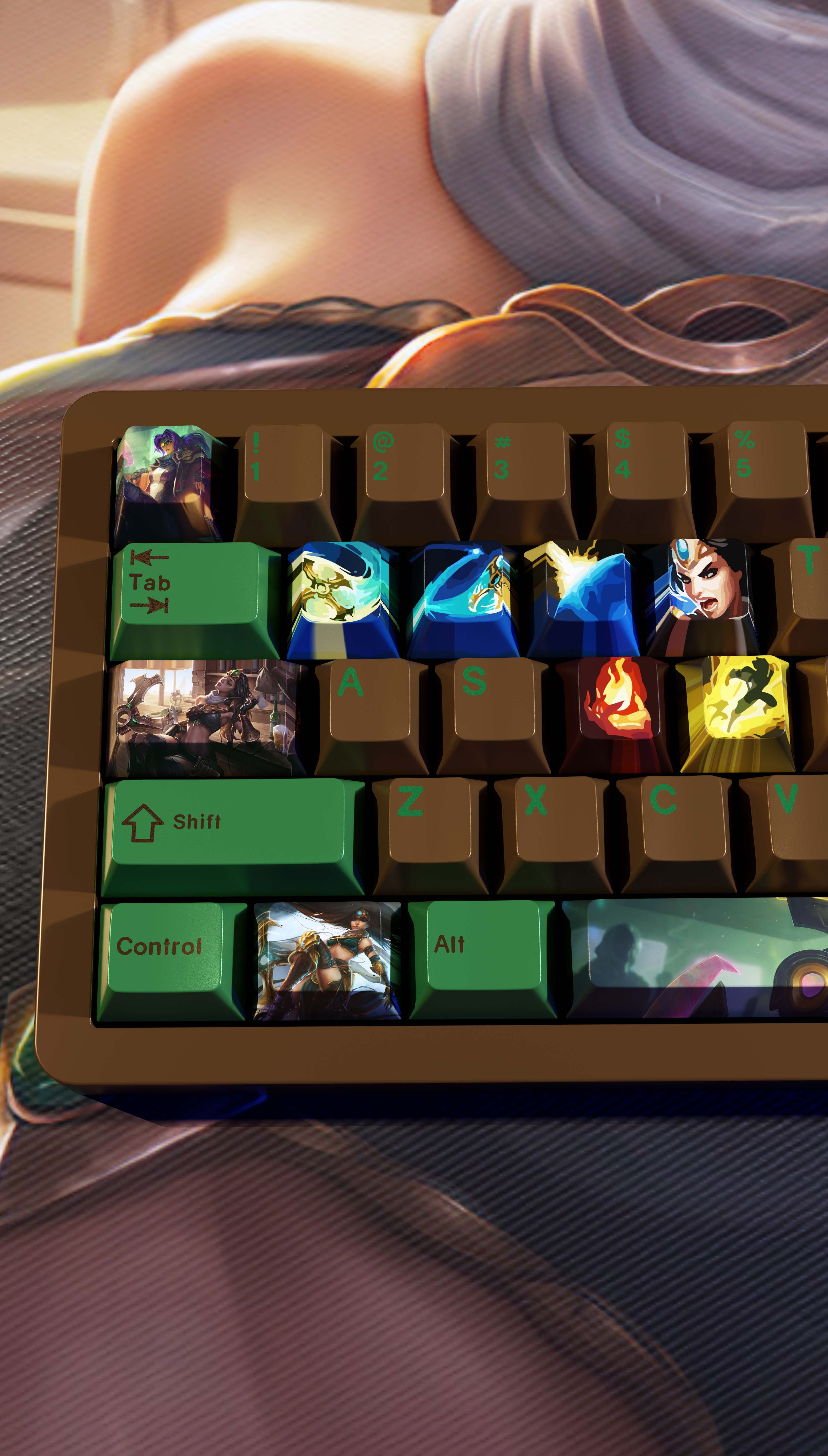 SPECIAL EDITION LEAGUE OF LEGENDS SIVIR KEYCAPS