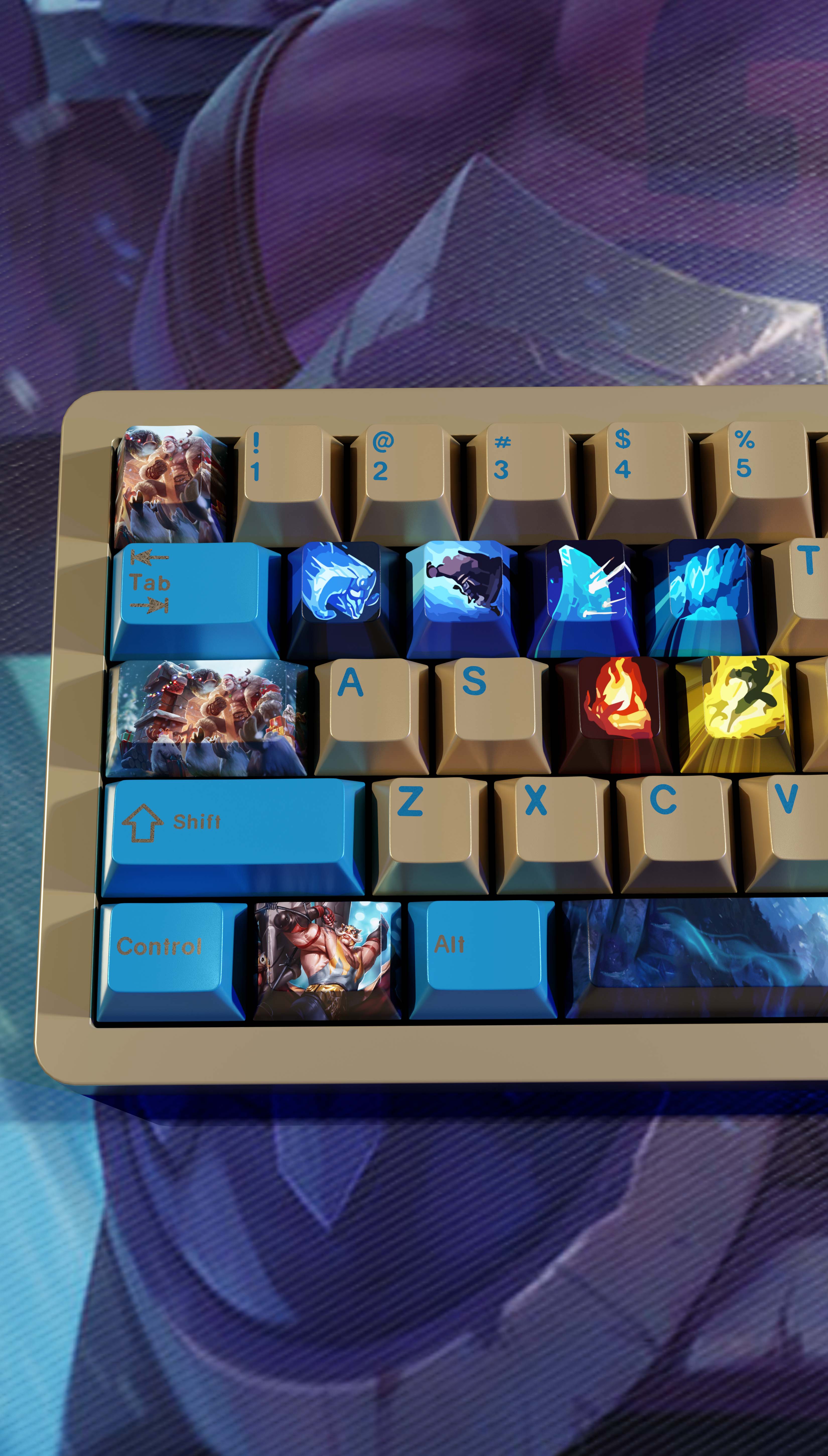 SPECIAL EDITION LEAGUE OF LEGENDS BRAUM KEYCAPS