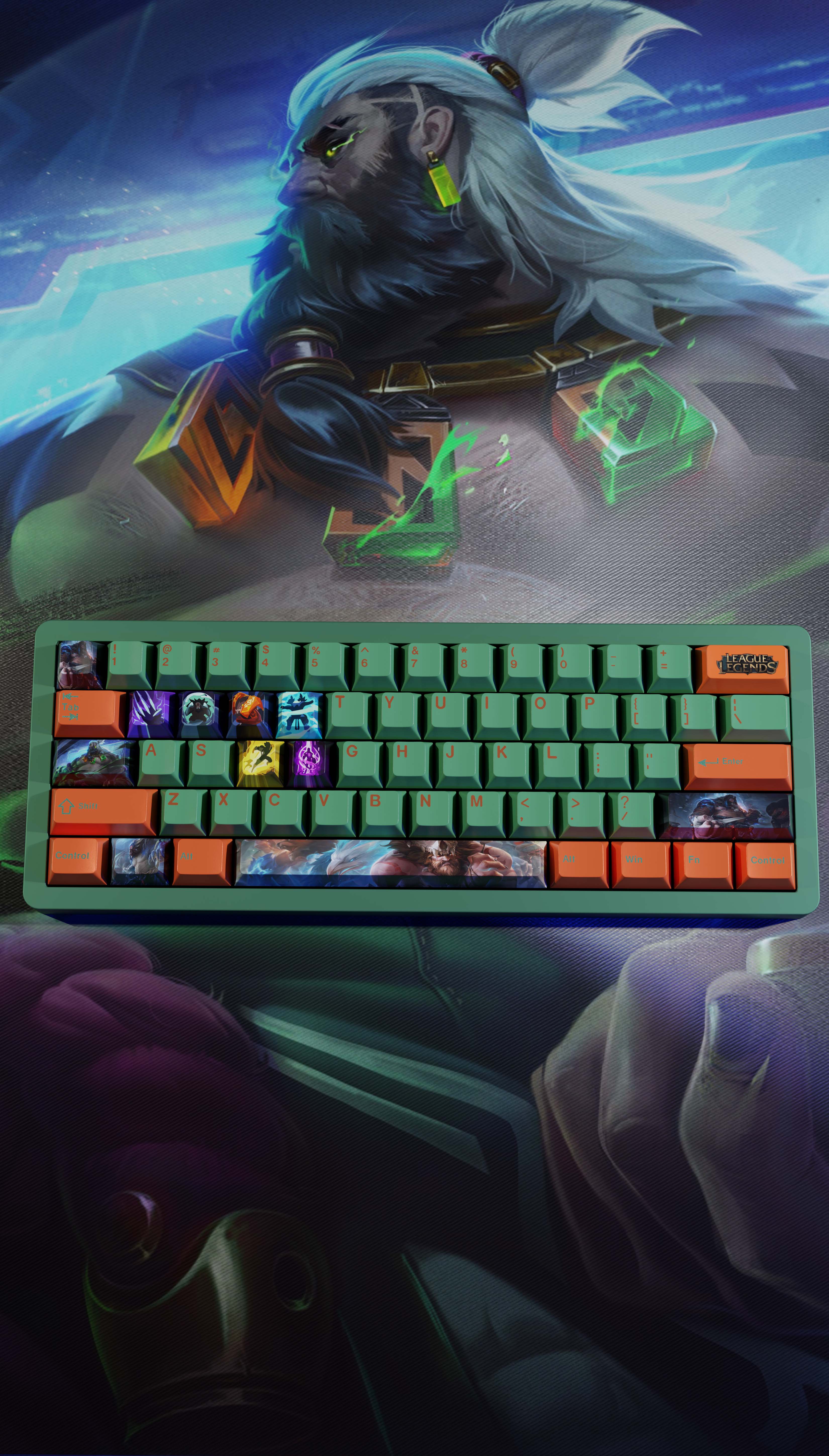 special edition League of Legends udyr keycaps