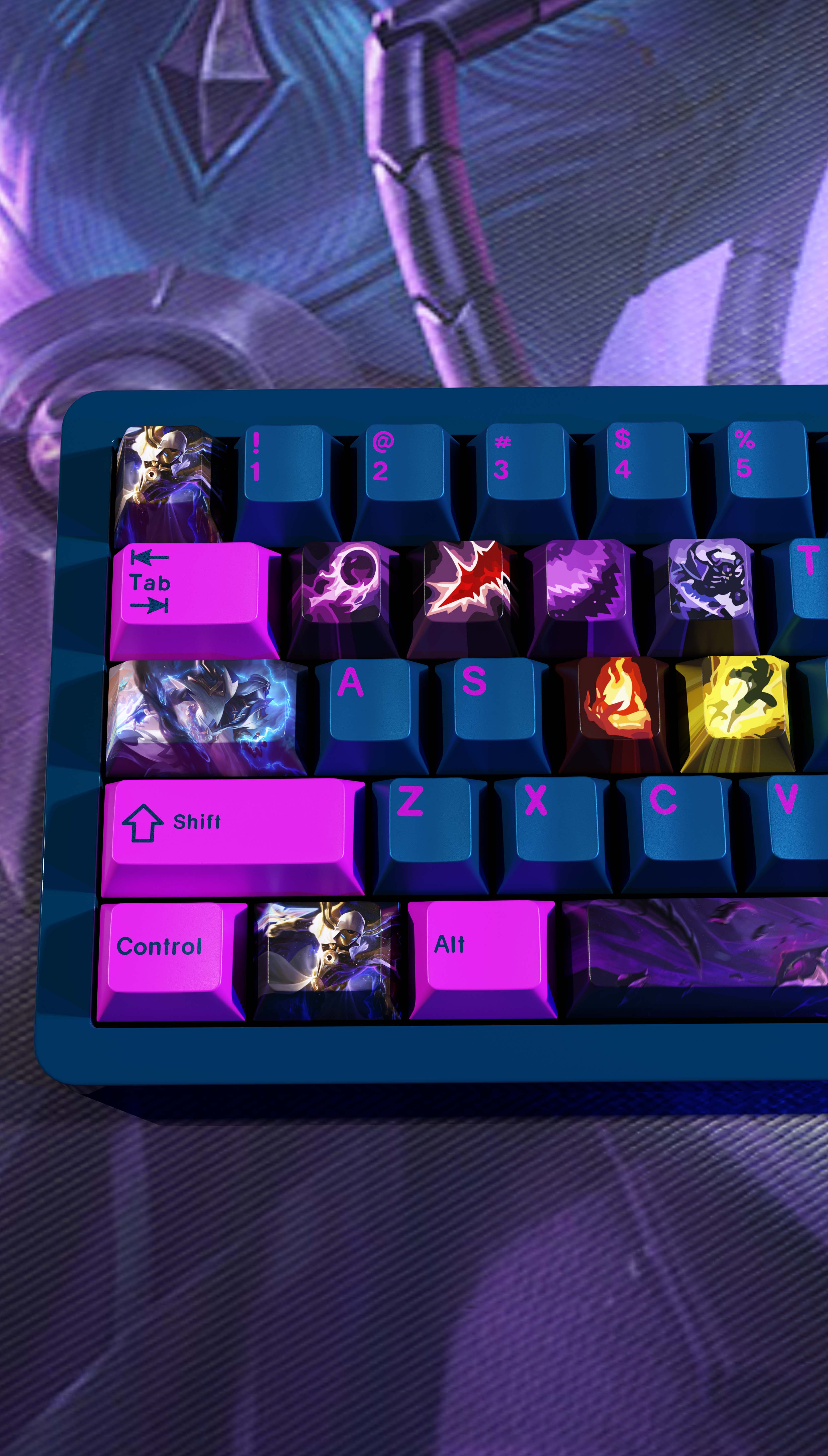 special edition League of Legends KASSADIN Keycaps