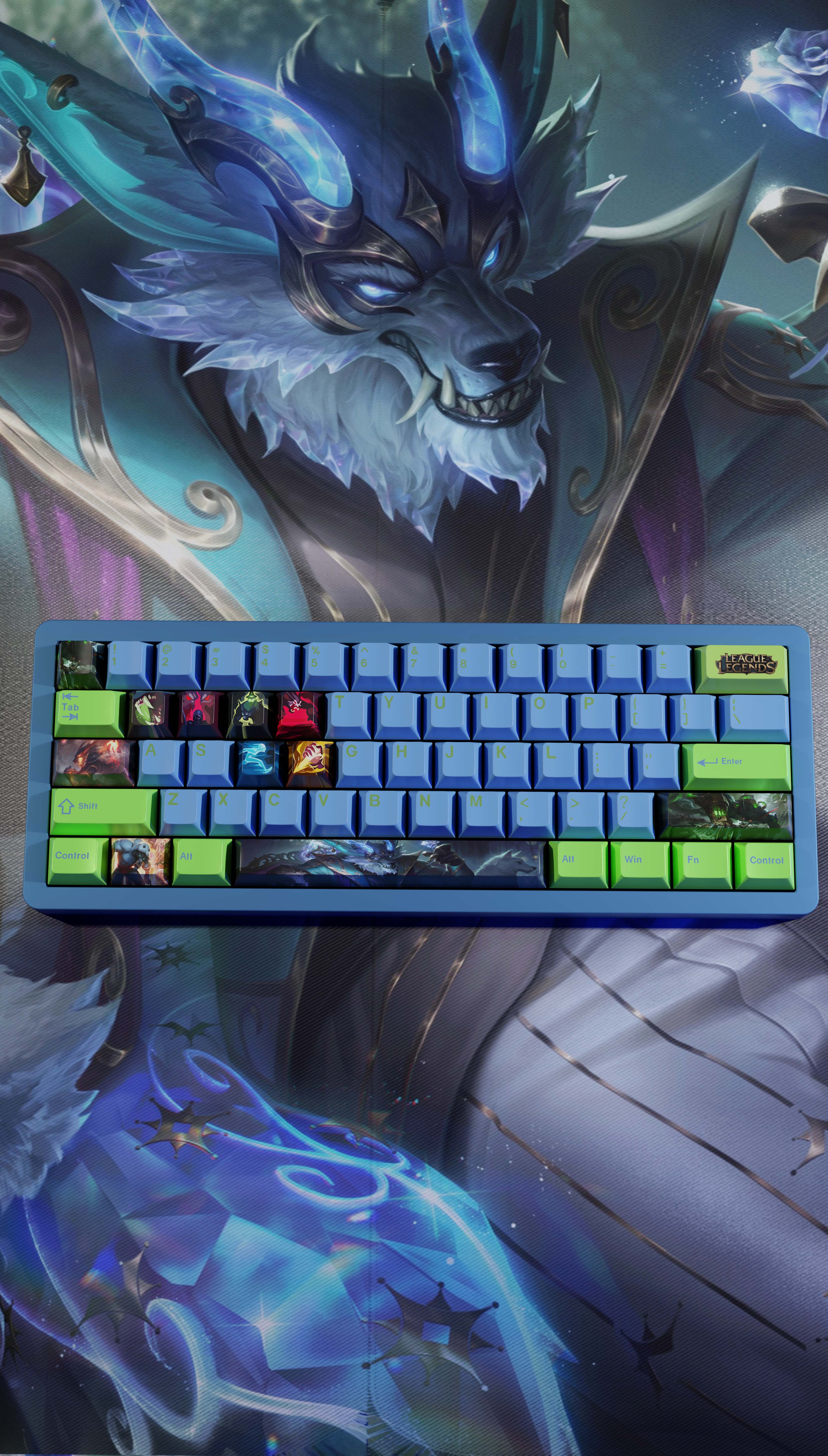 special edition League of Legends warwick keycaps