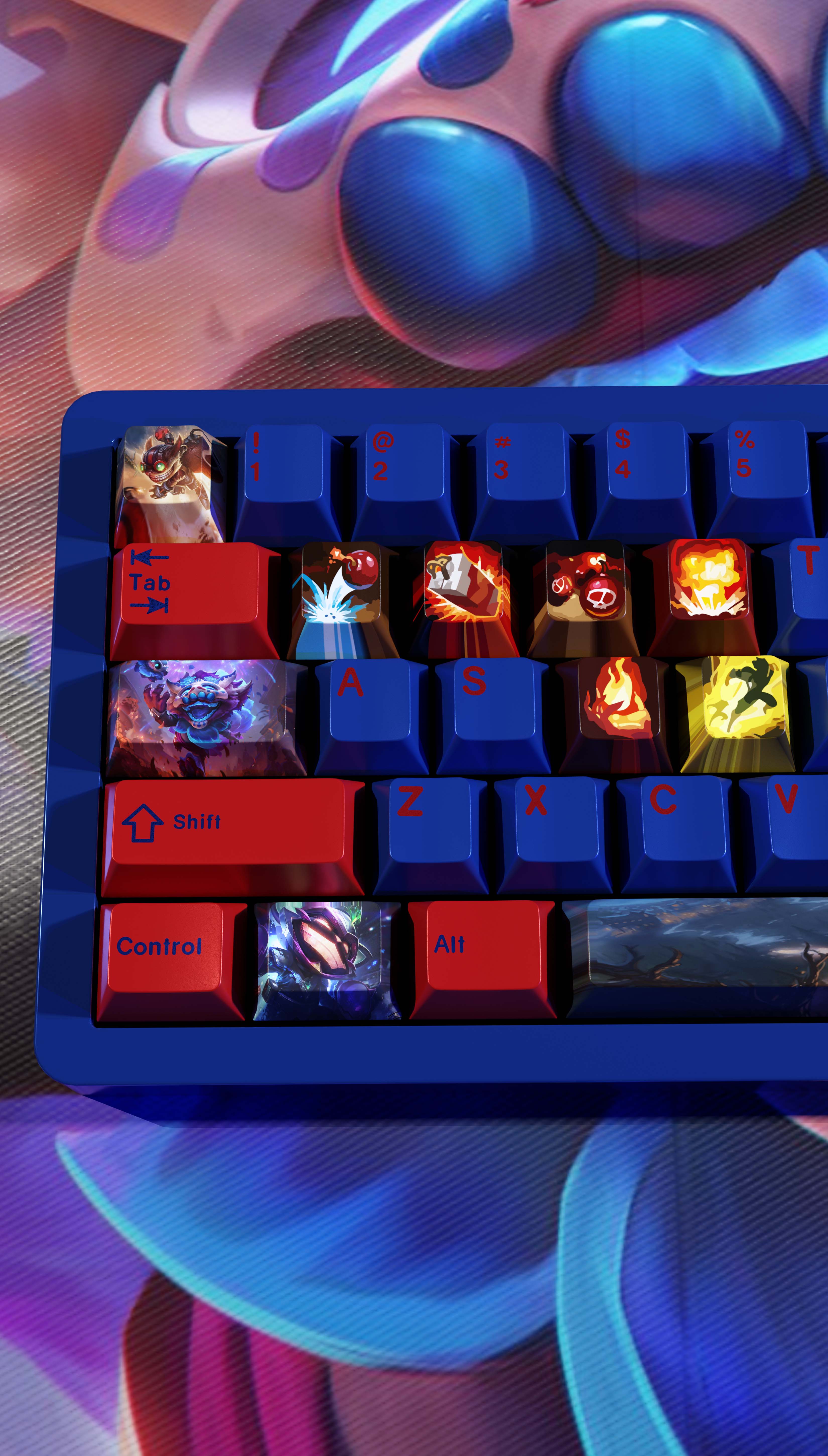 SPECIAL EDITION LEAGUE OF LEGENDS ZIGGS KEYCAPS