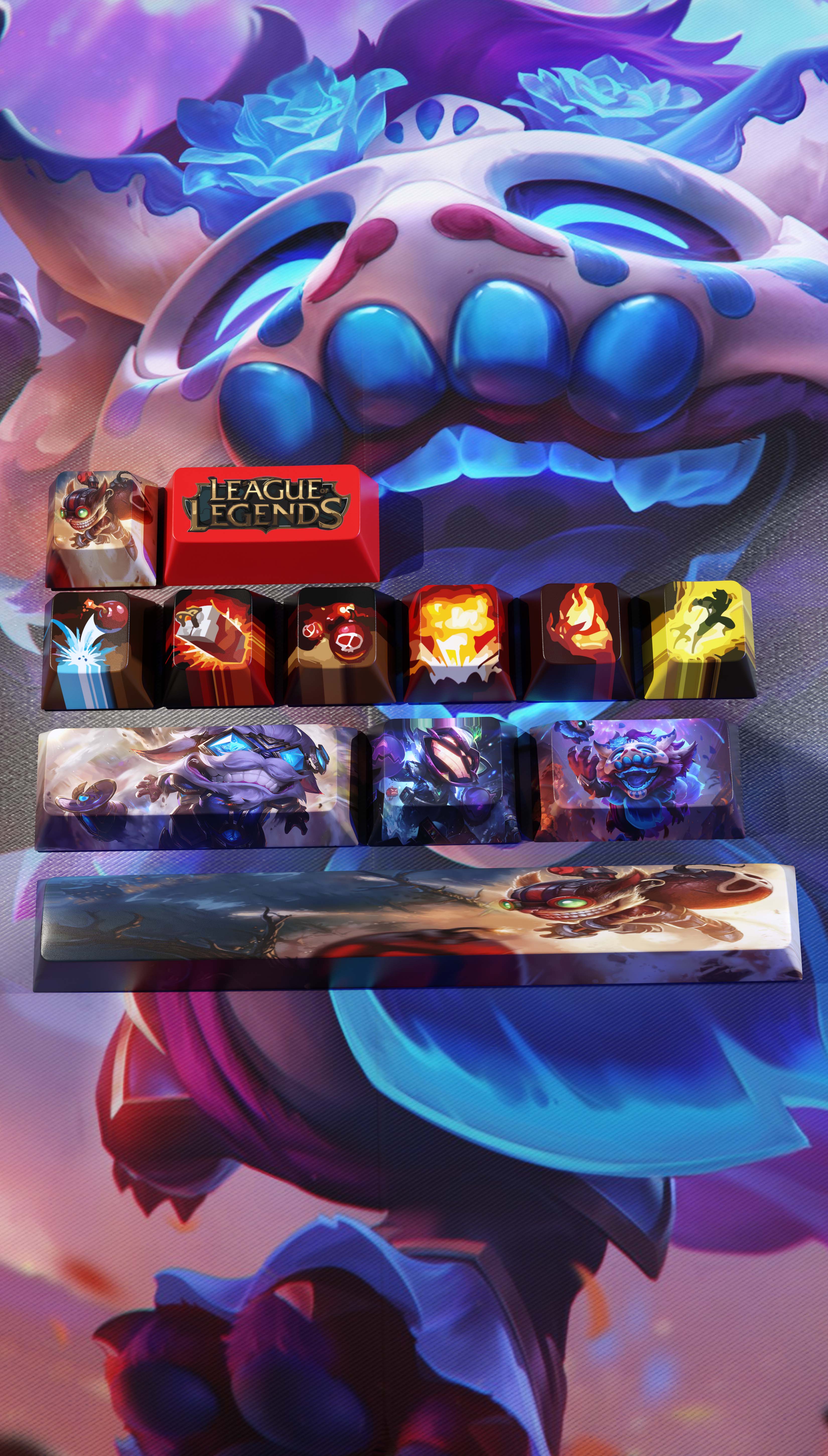 SPECIAL EDITION LEAGUE OF LEGENDS ZIGGS KEYCAPS