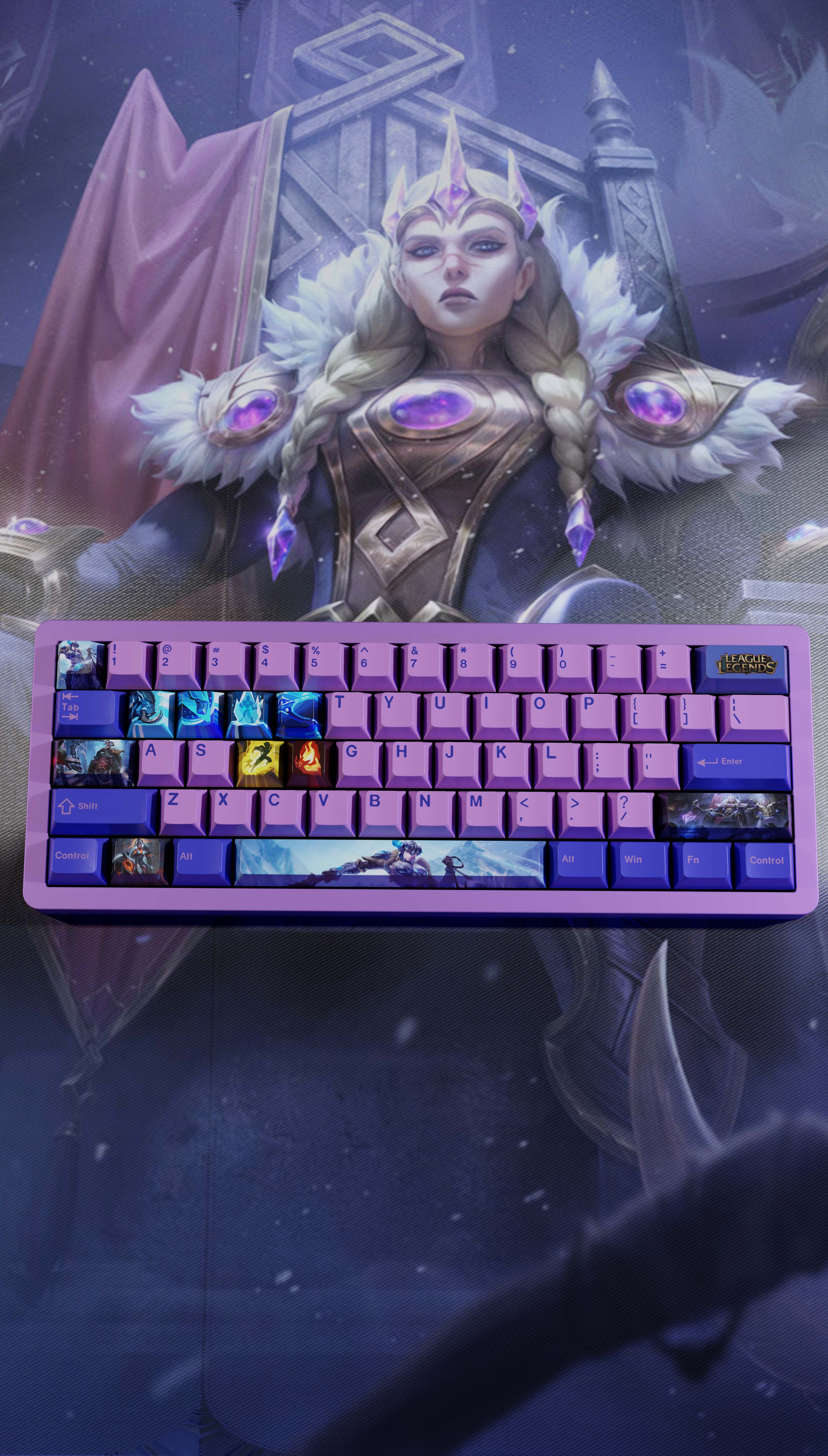 SPECIAL EDITION LEAGUE OF LEGENDS SEJUANI KEYCAPS