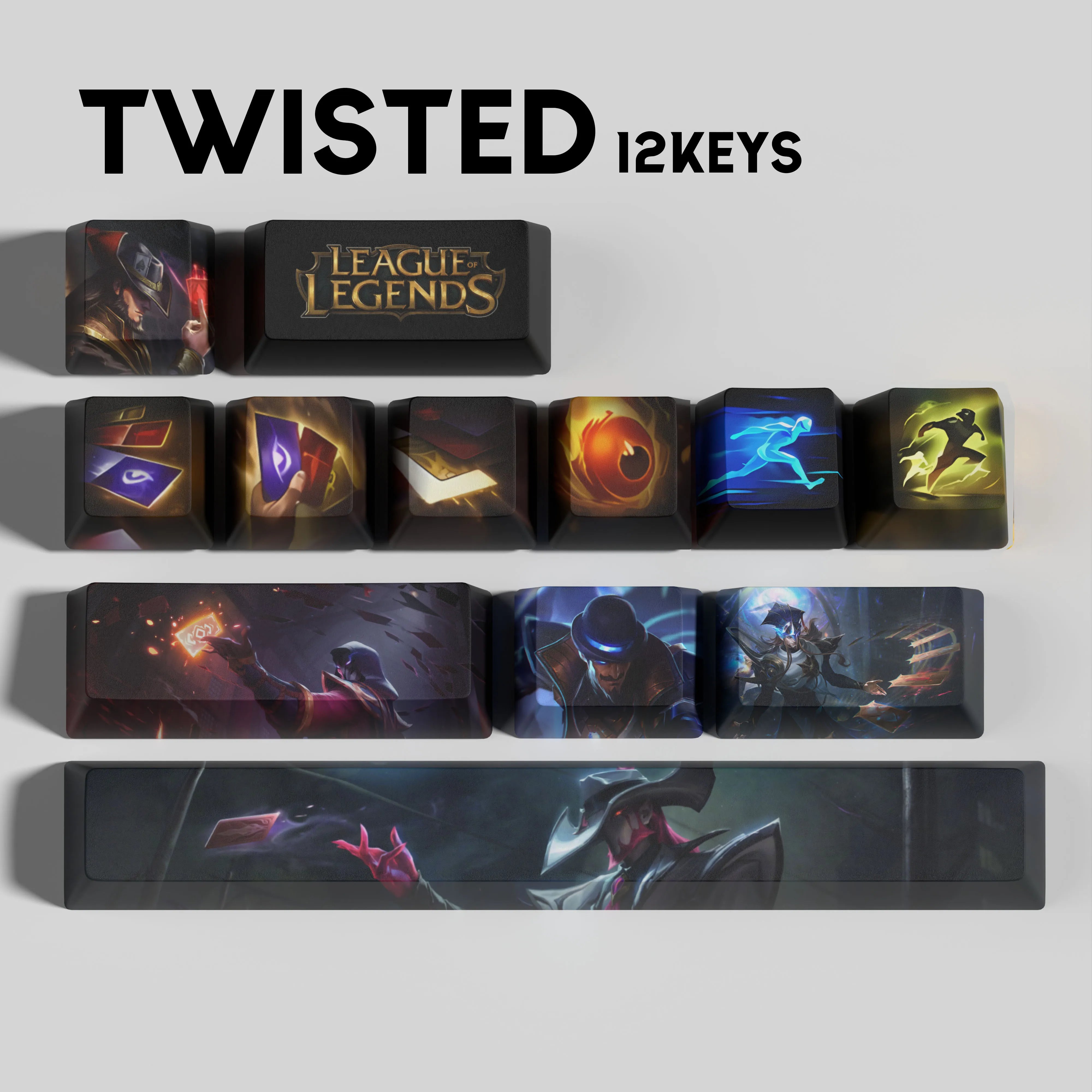 SPECIAL EDITION LEAGUE OF LEGENDS Twisted KEYCAPS