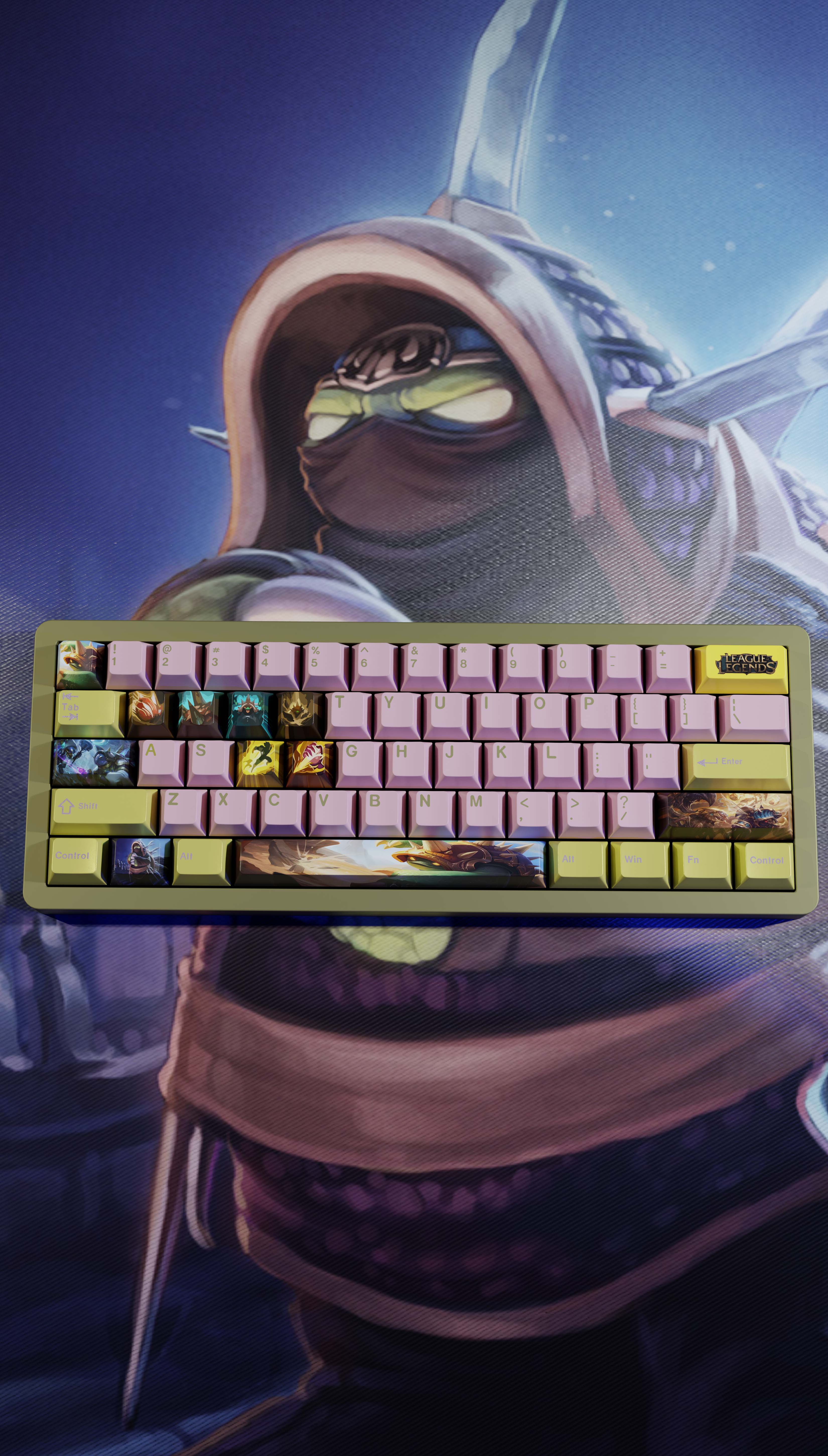 special edition League of Legends rammus Keycaps