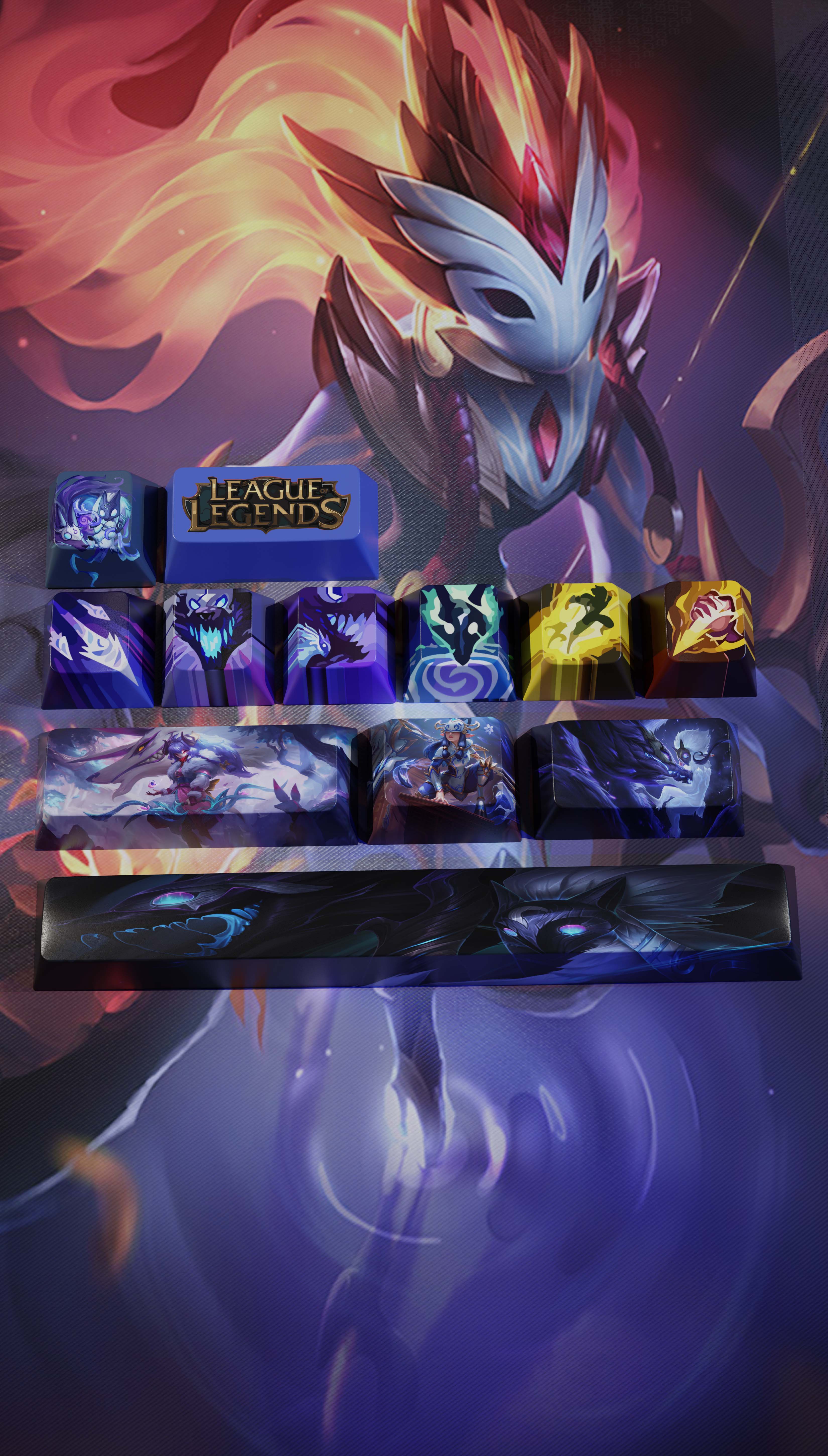 special edition League of Legends kindred keycaps