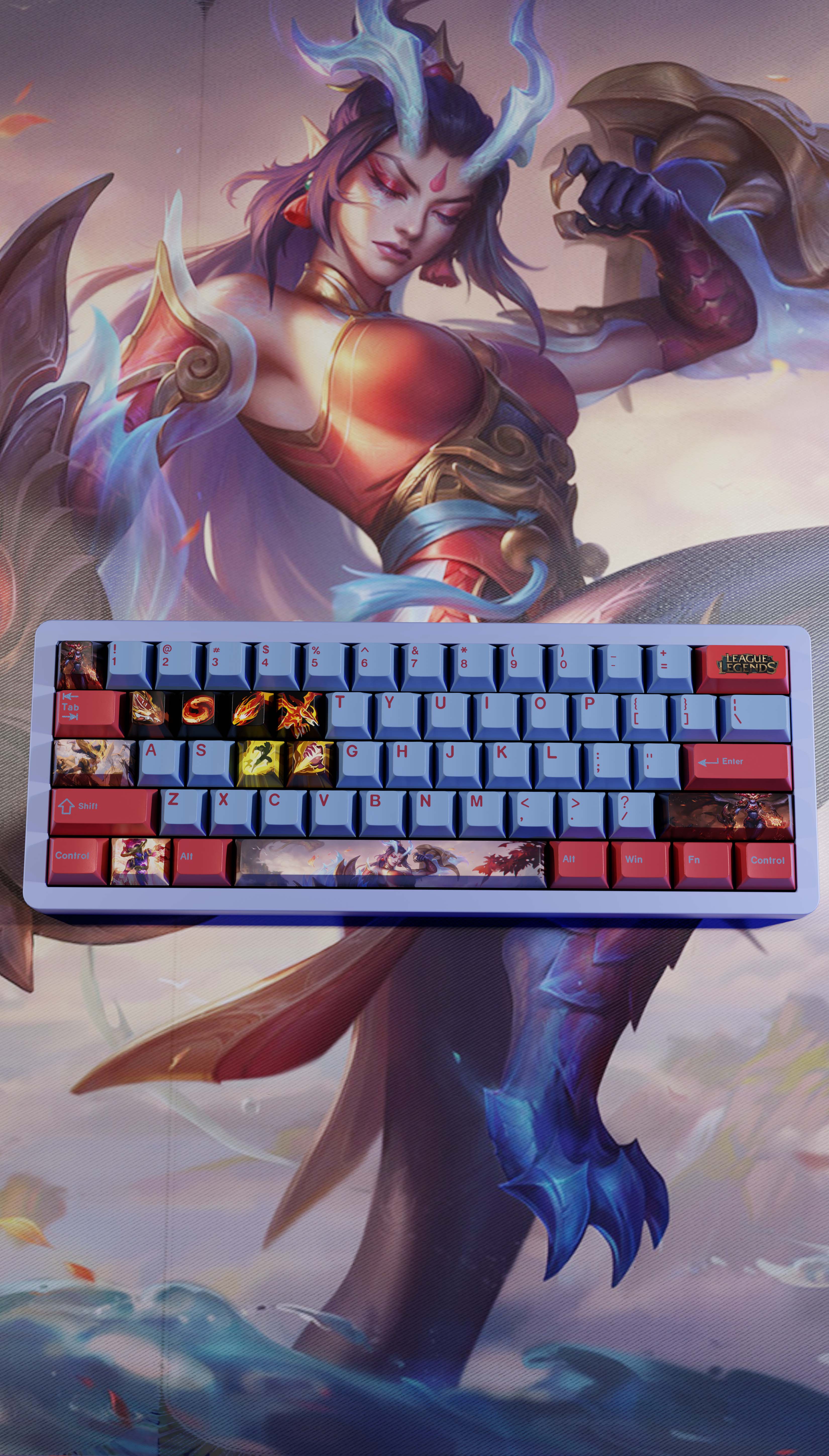 SPECIAL EDITION LEAGUE OF LEGENDS SHYVANA KEYCAPS