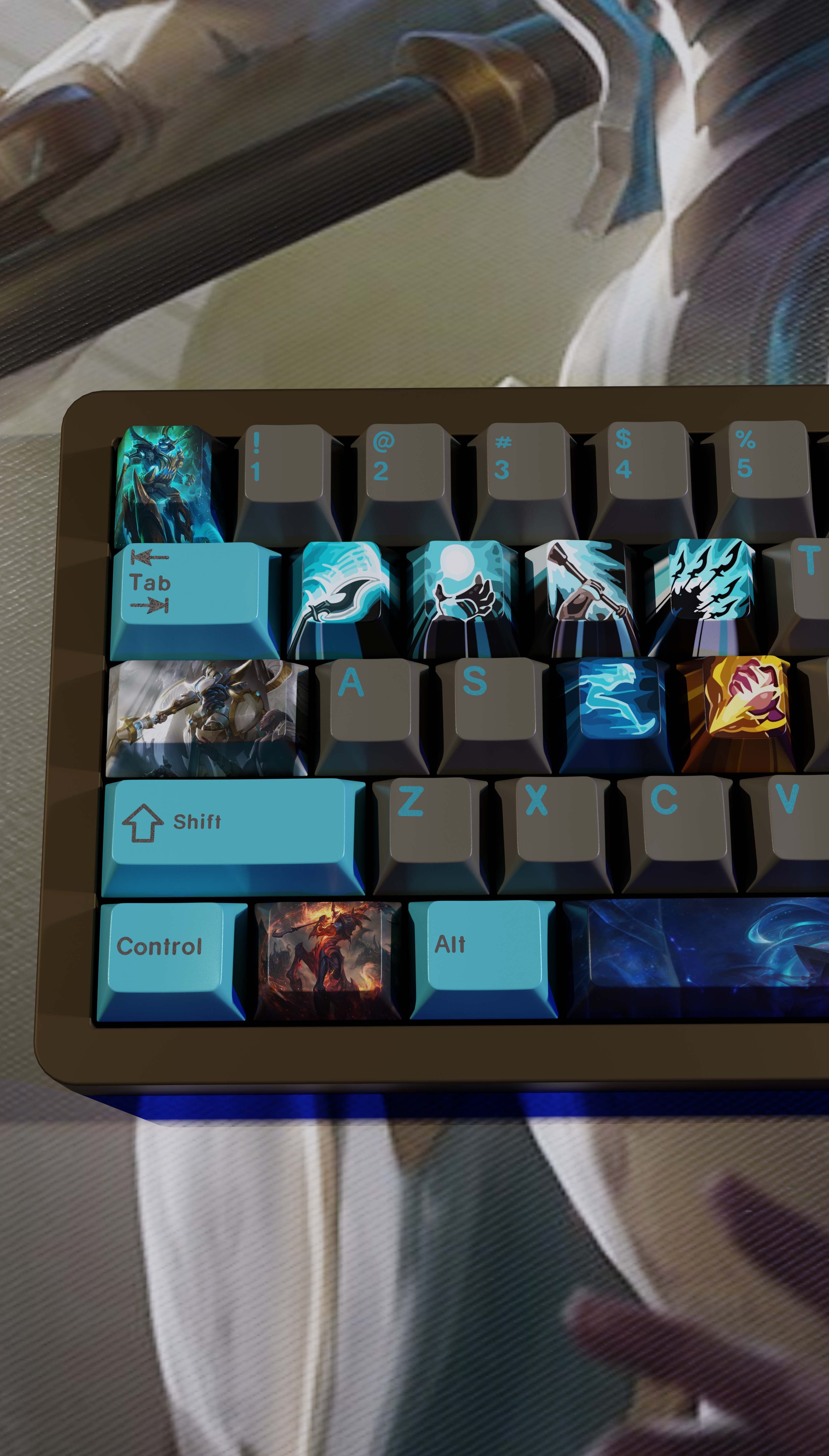 special edition League of Legends hecarim keycaps