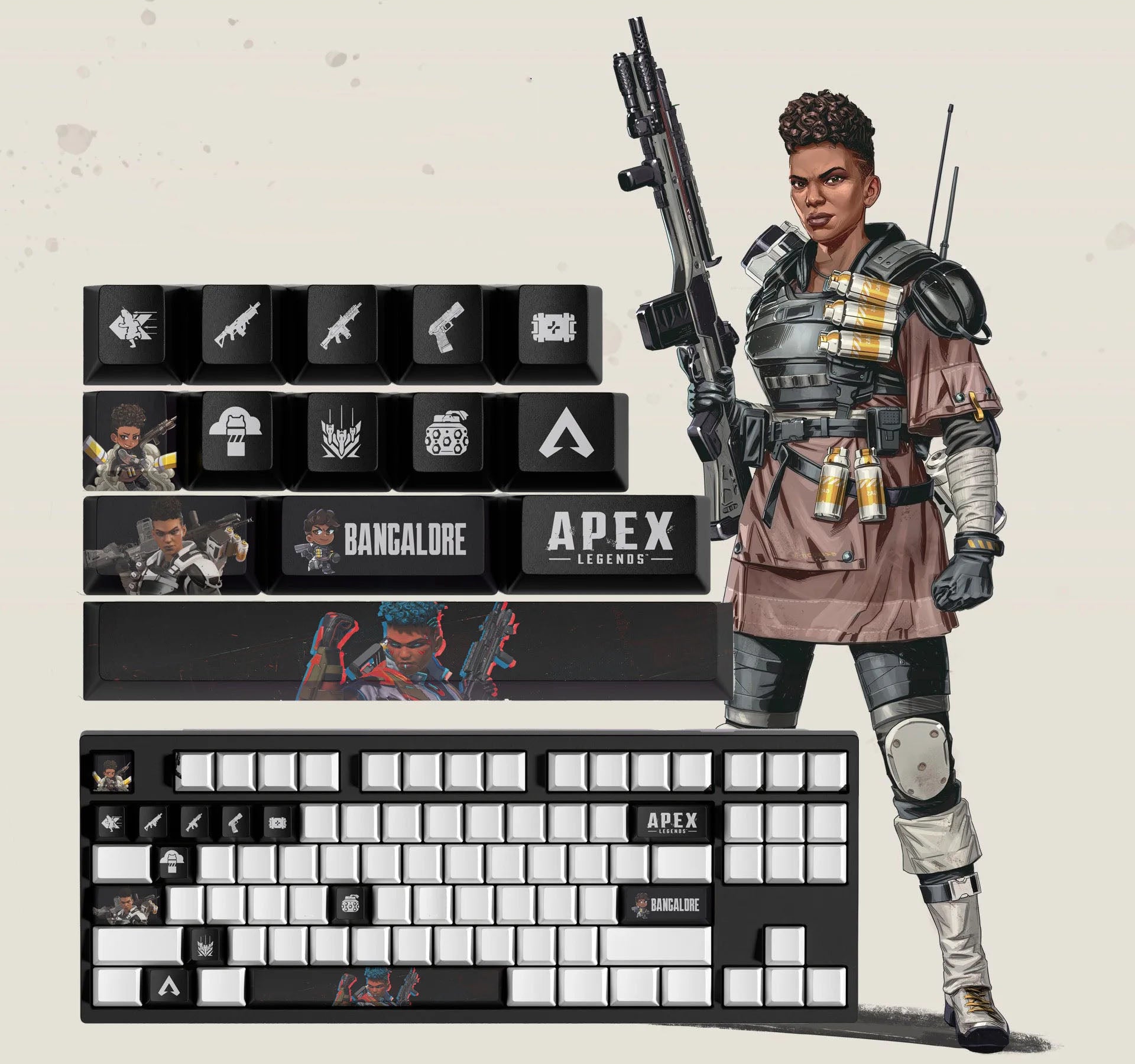 Apex Legends BANGALORE 14KEYCAPS