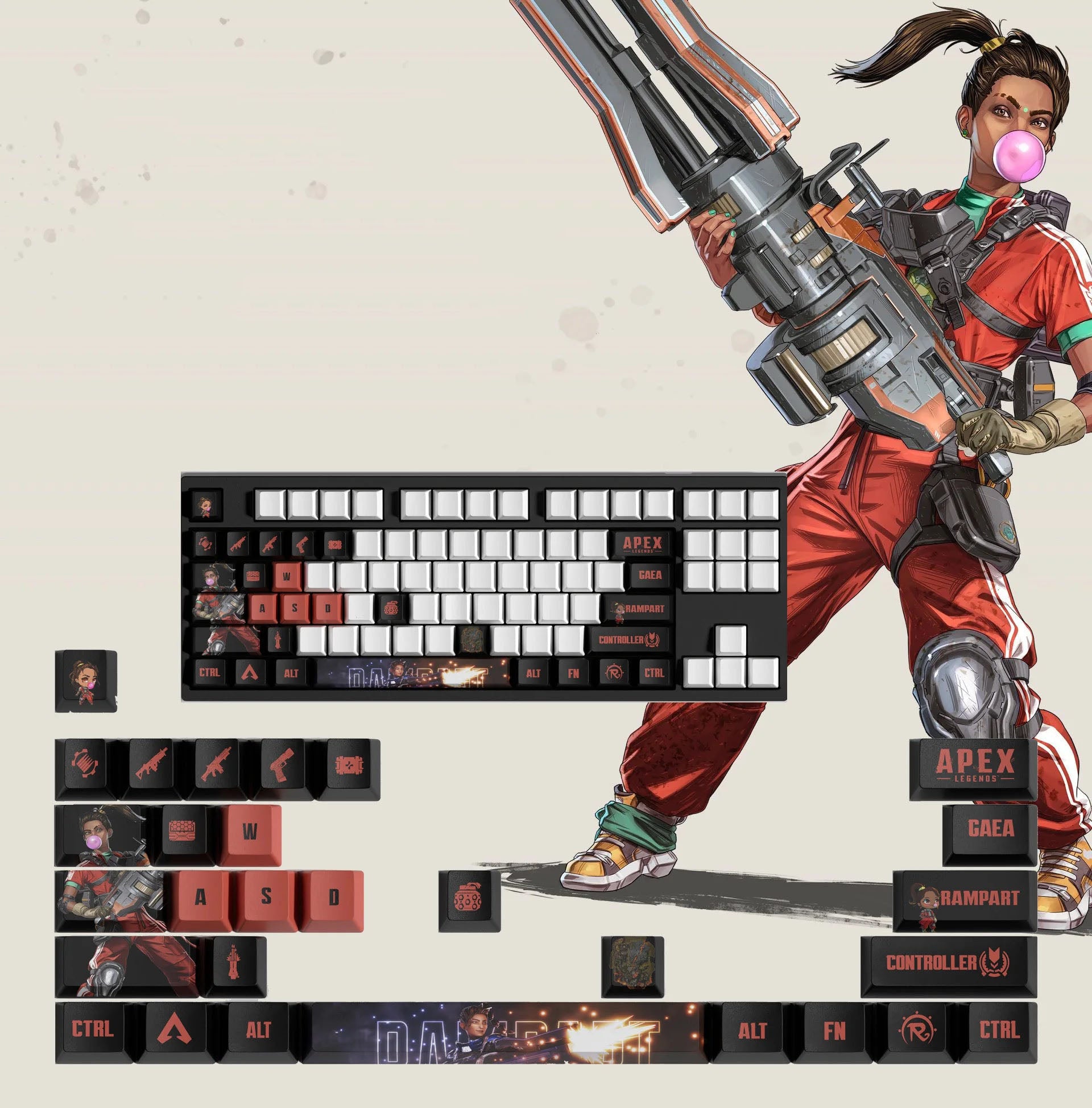 Apex Legends RAMPART 29 KEYCAPS