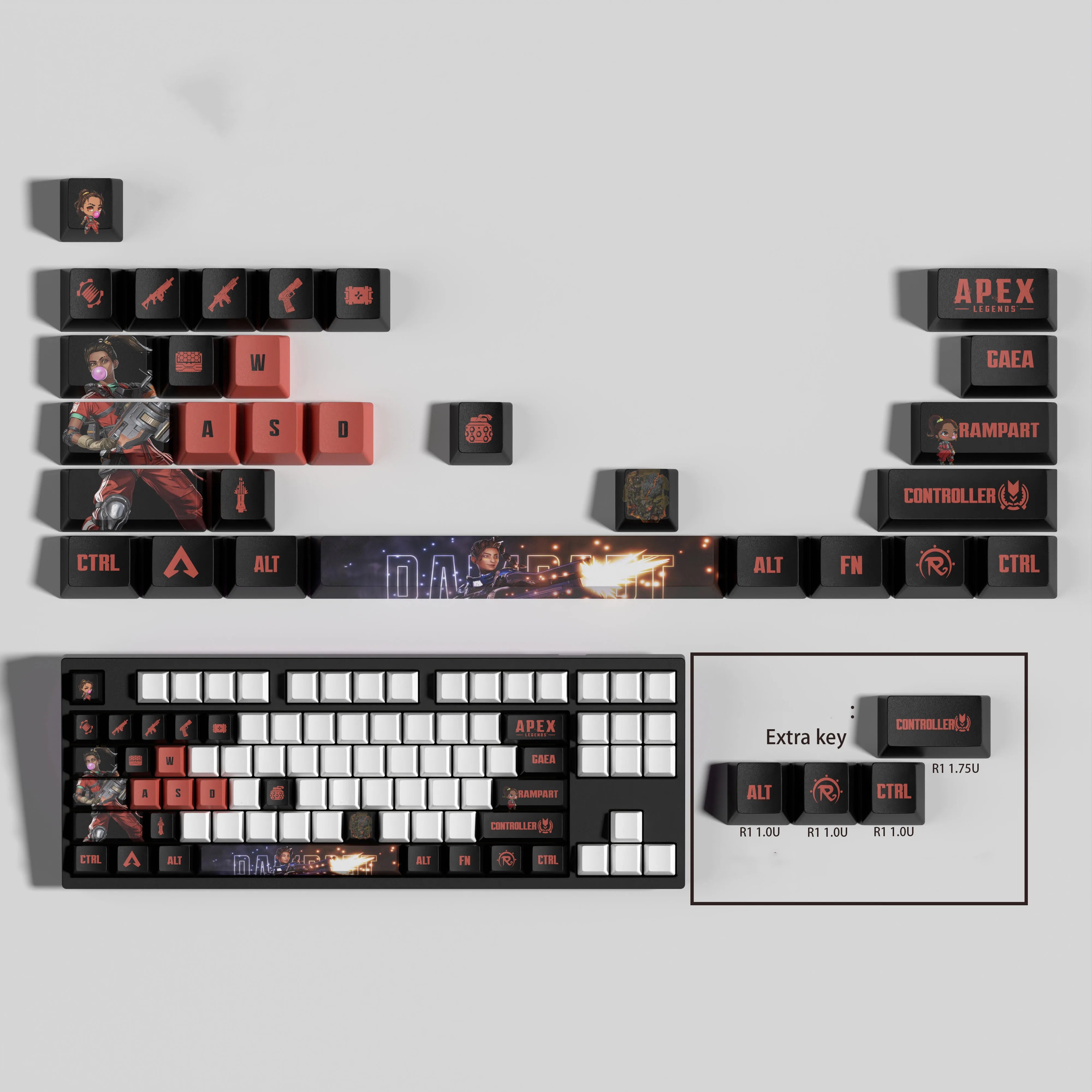 Apex Legends RAMPART 29 KEYCAPS