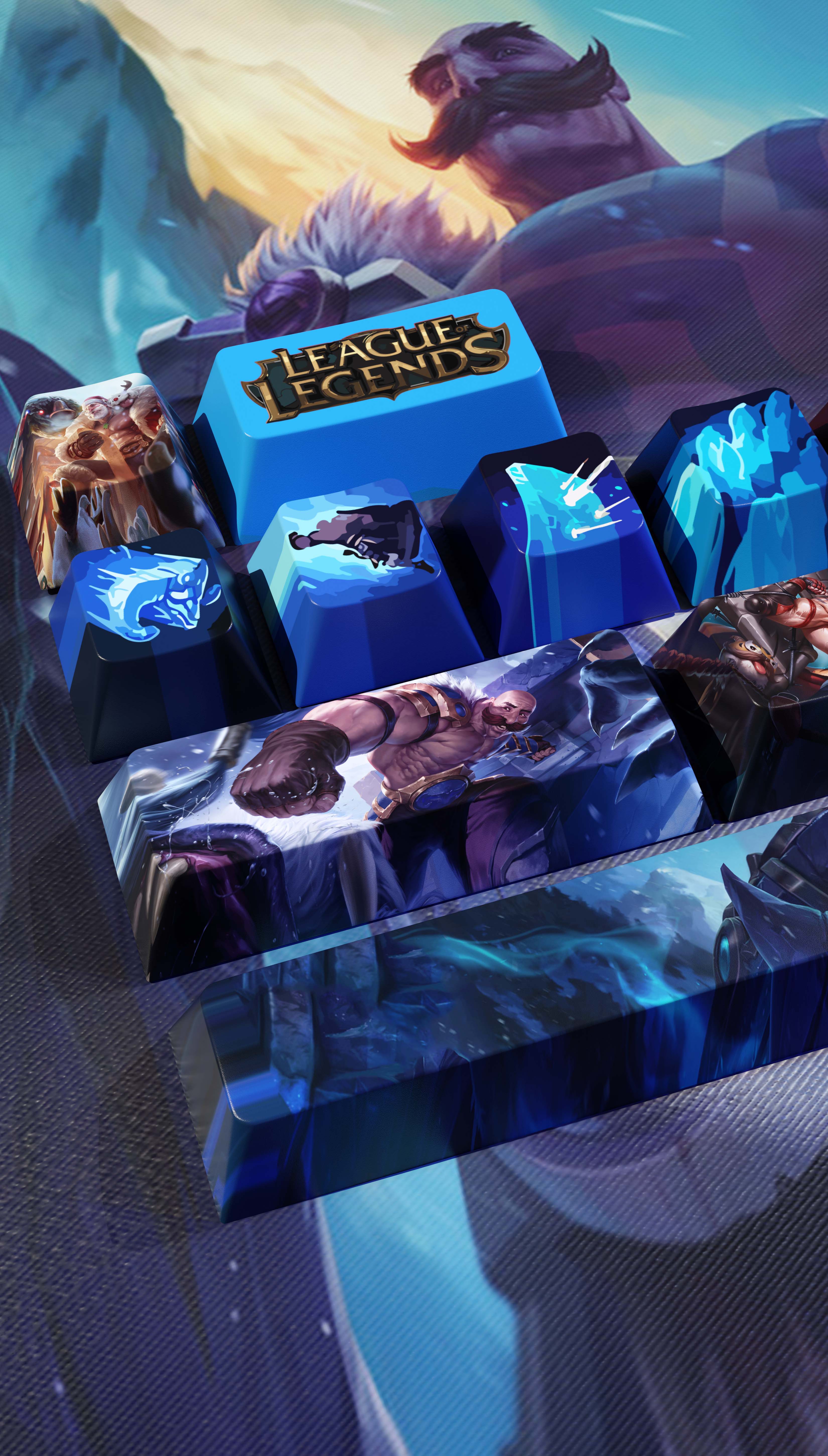 SPECIAL EDITION LEAGUE OF LEGENDS BRAUM KEYCAPS