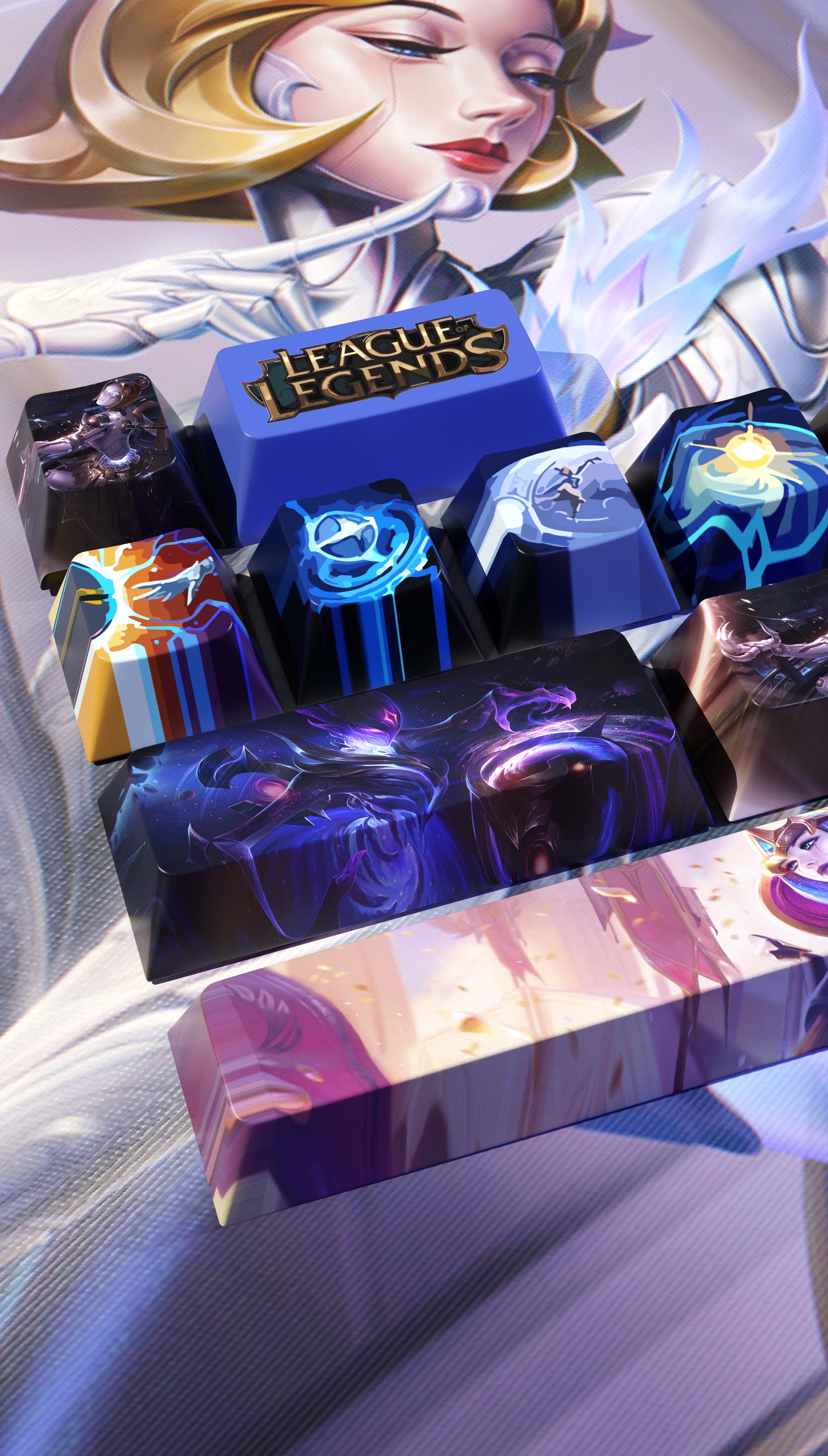 SPECIAL EDITION LEAGUE OF LEGENDS ORIANNA KEYCAPS