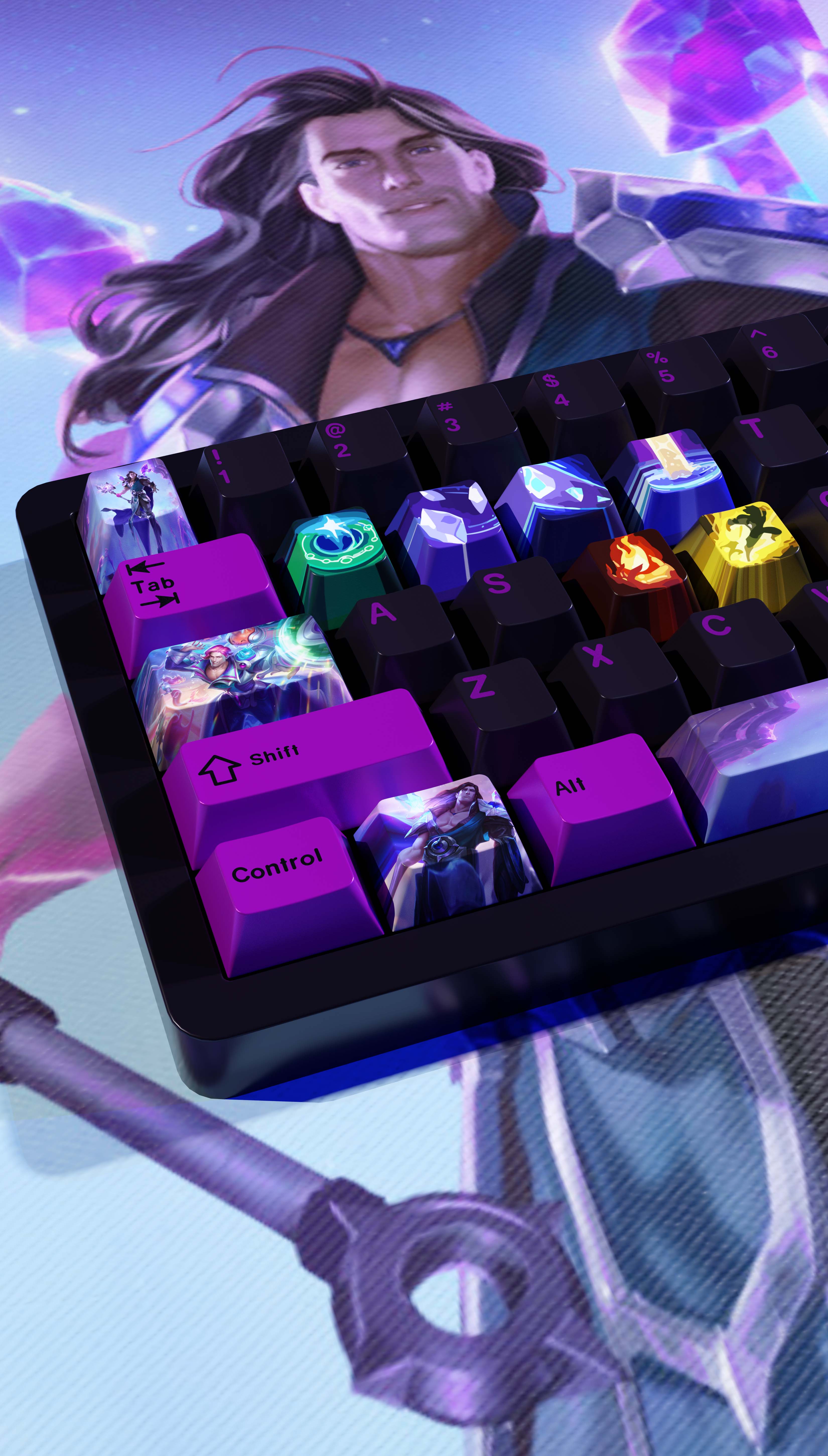 SPECIAL EDITION LEAGUE OF LEGENDS TARIC KEYCAPS