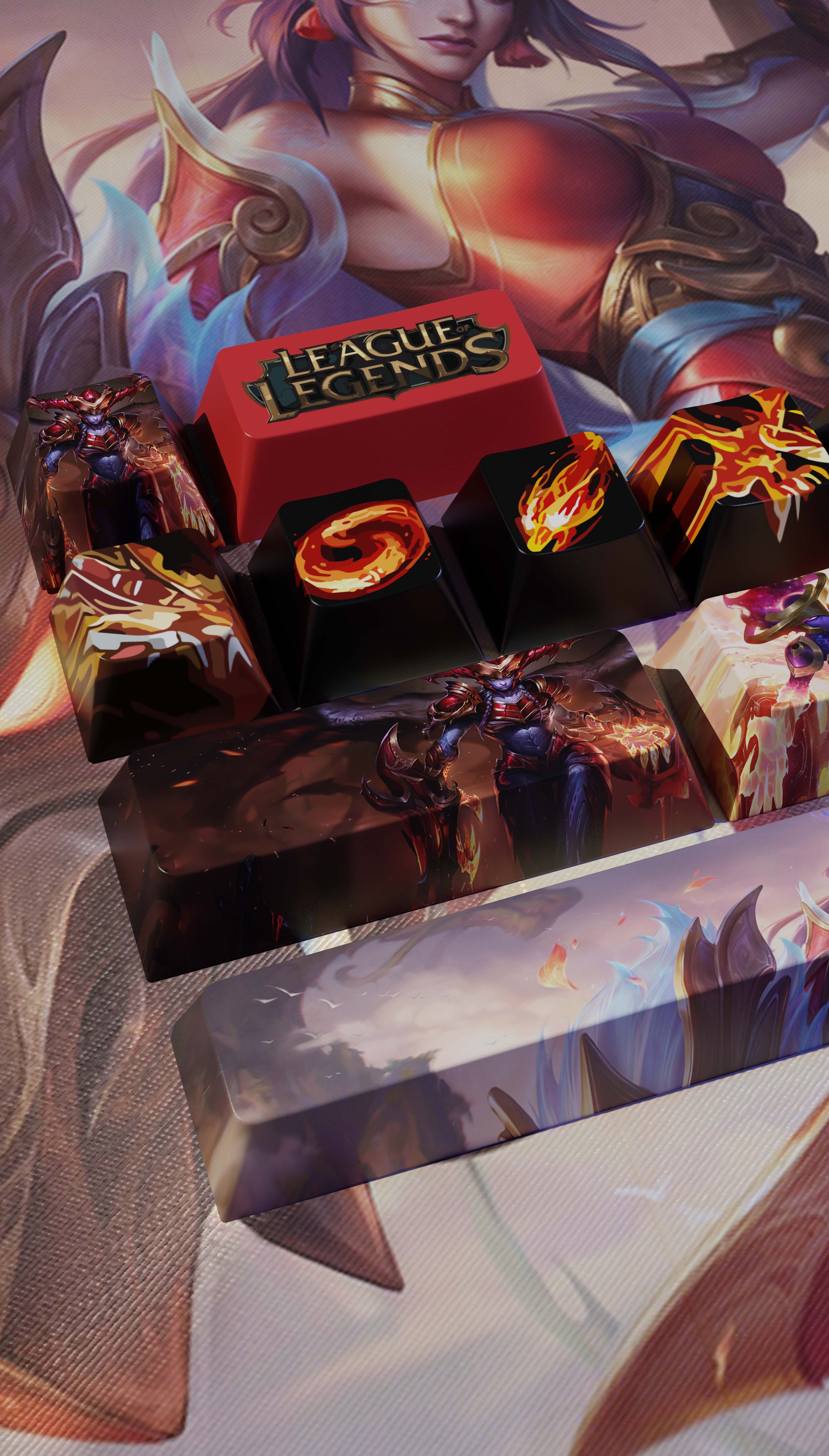 SPECIAL EDITION LEAGUE OF LEGENDS SHYVANA KEYCAPS