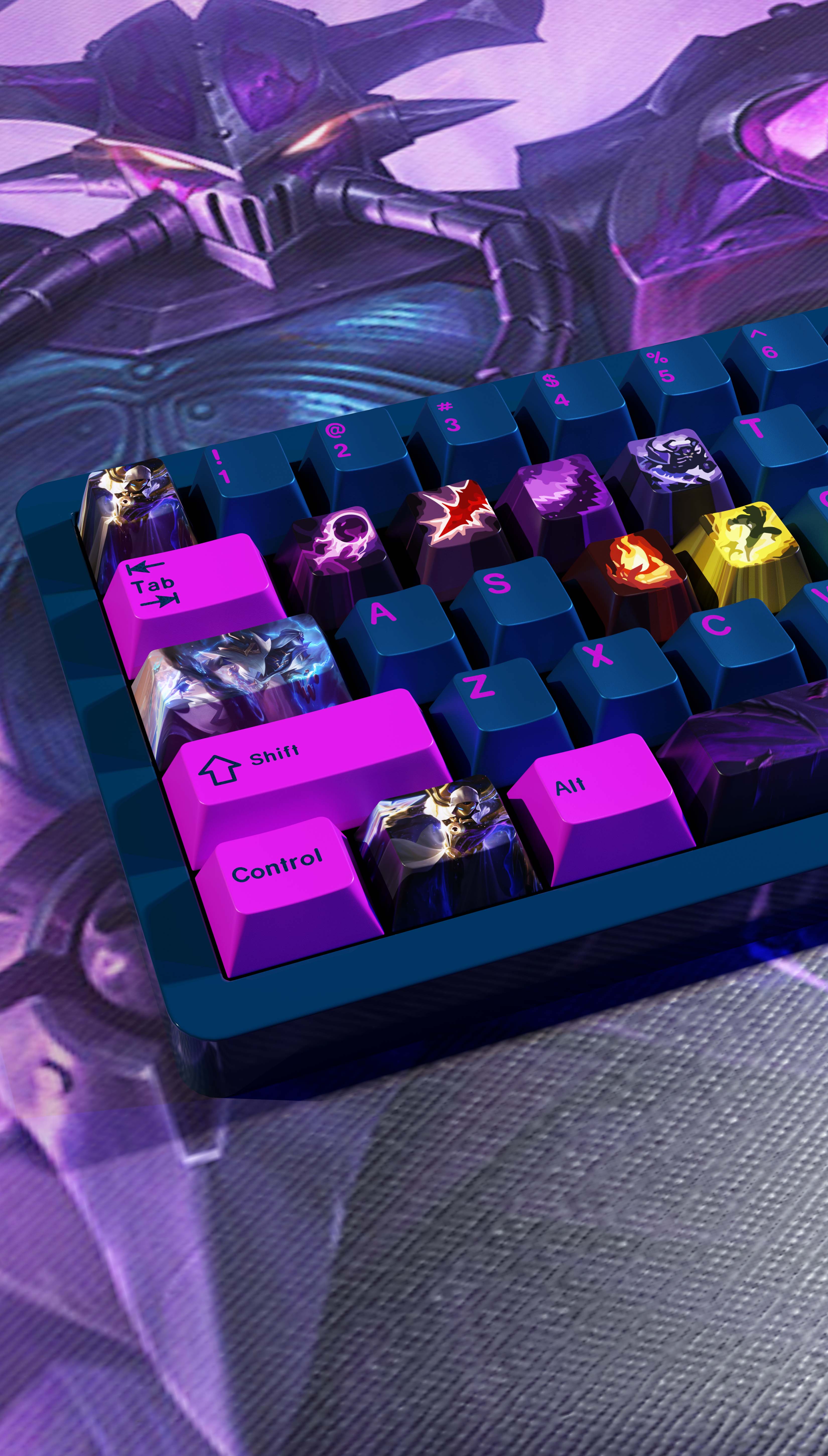 special edition League of Legends KASSADIN Keycaps