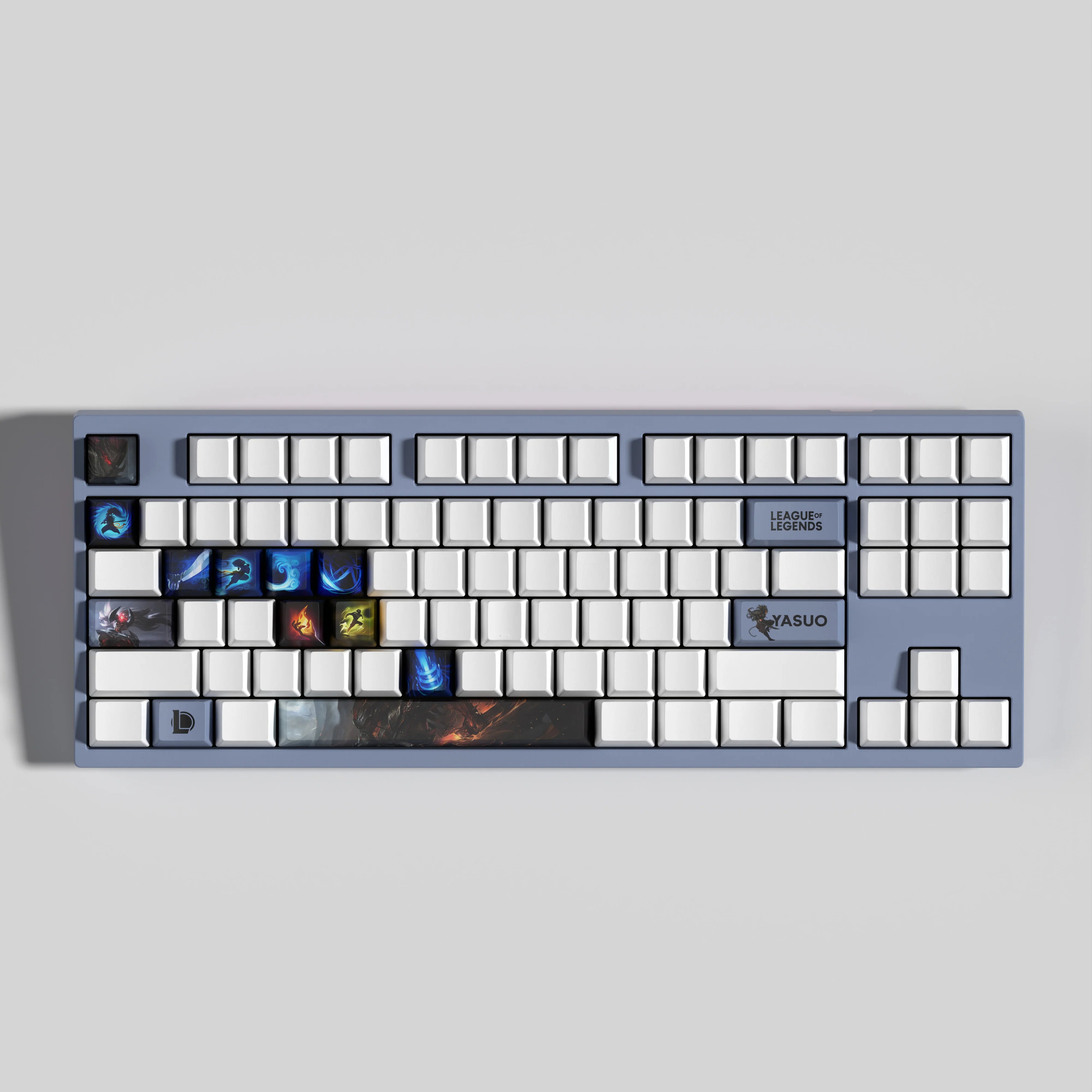 new SPECIAL EDITION LEAGUE OF LEGENDS YASUO KEYCAPS – 14 KAY