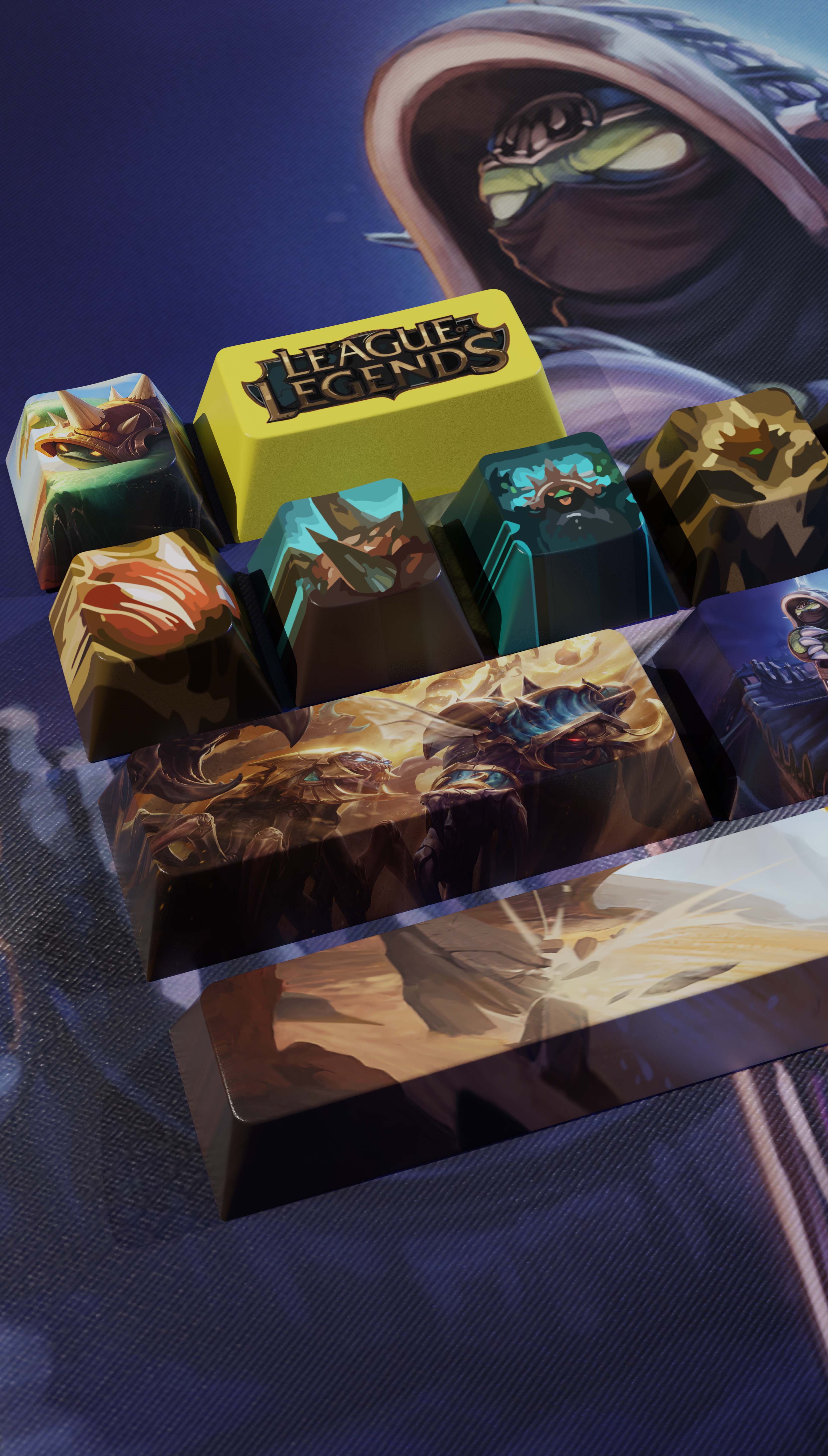 special edition League of Legends rammus Keycaps