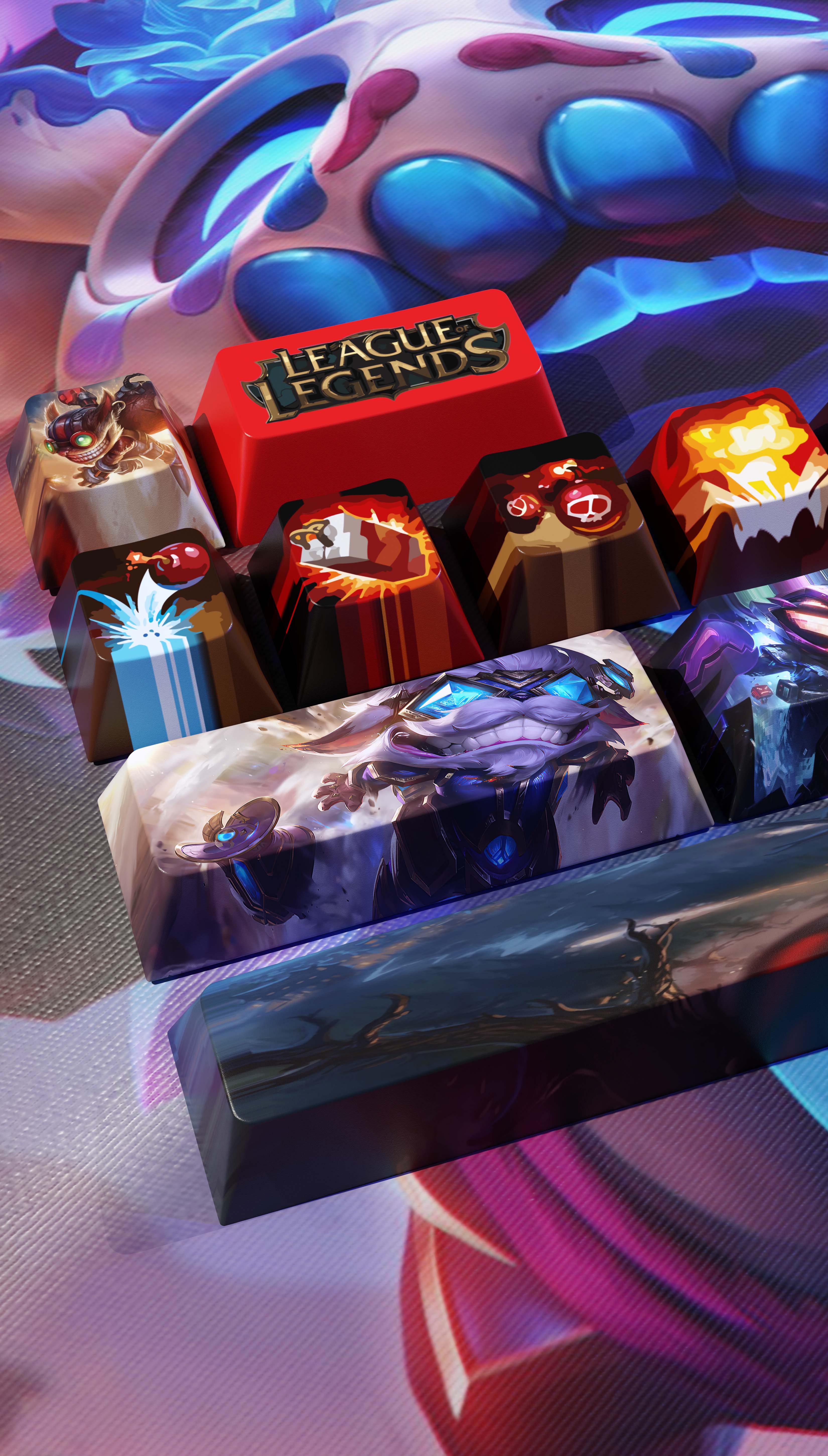 SPECIAL EDITION LEAGUE OF LEGENDS ZIGGS KEYCAPS