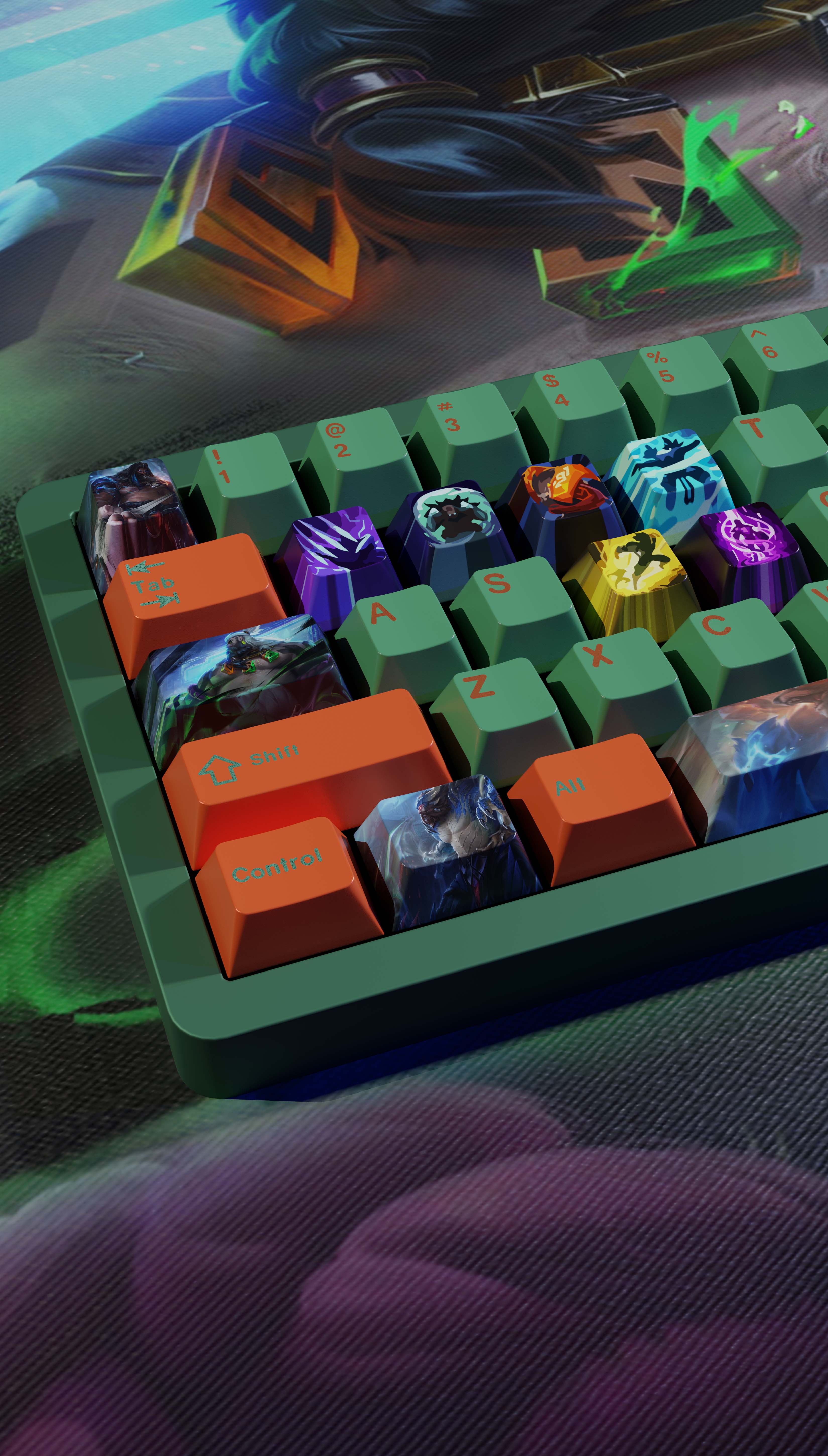 special edition League of Legends udyr keycaps