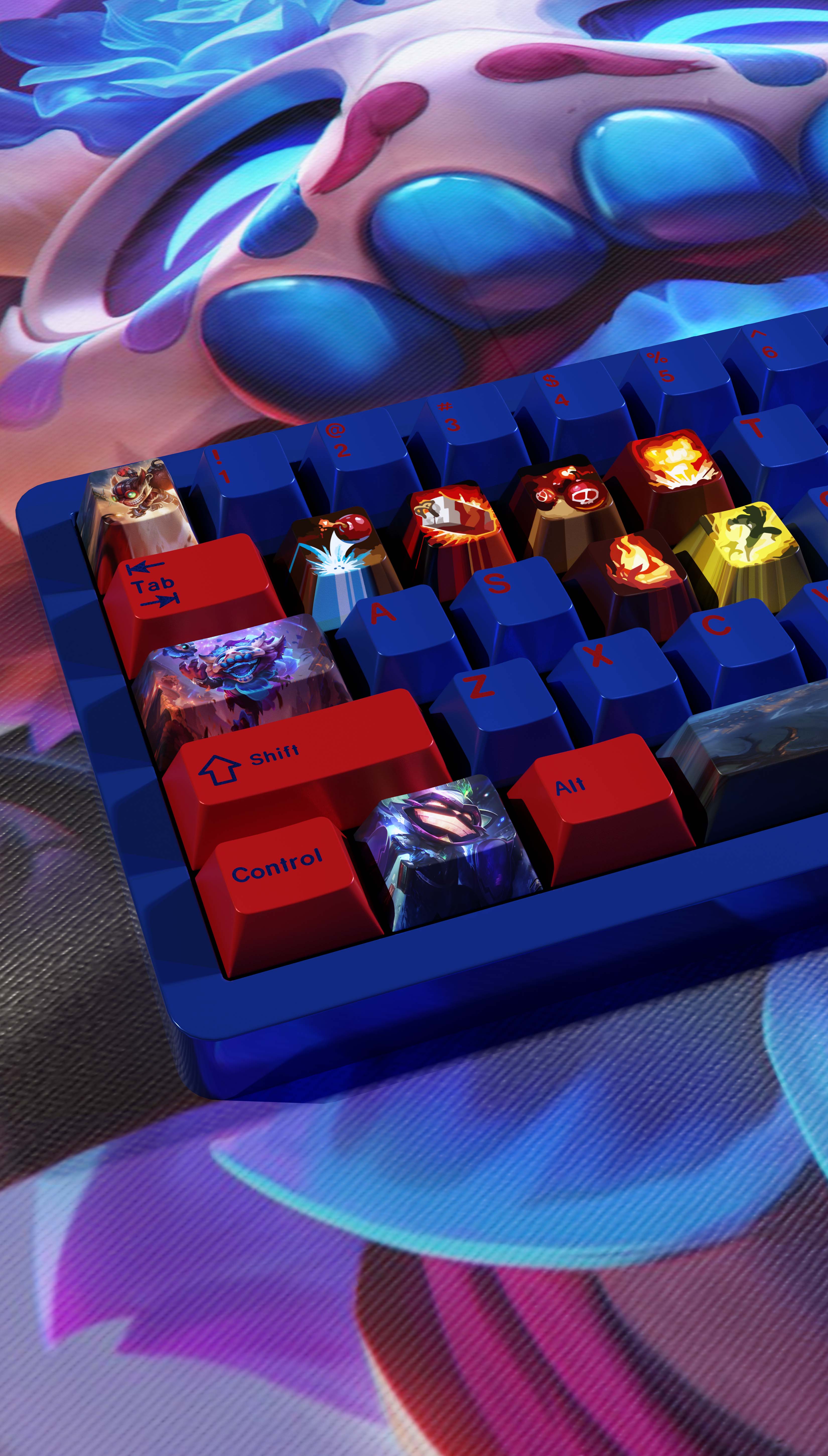 SPECIAL EDITION LEAGUE OF LEGENDS ZIGGS KEYCAPS