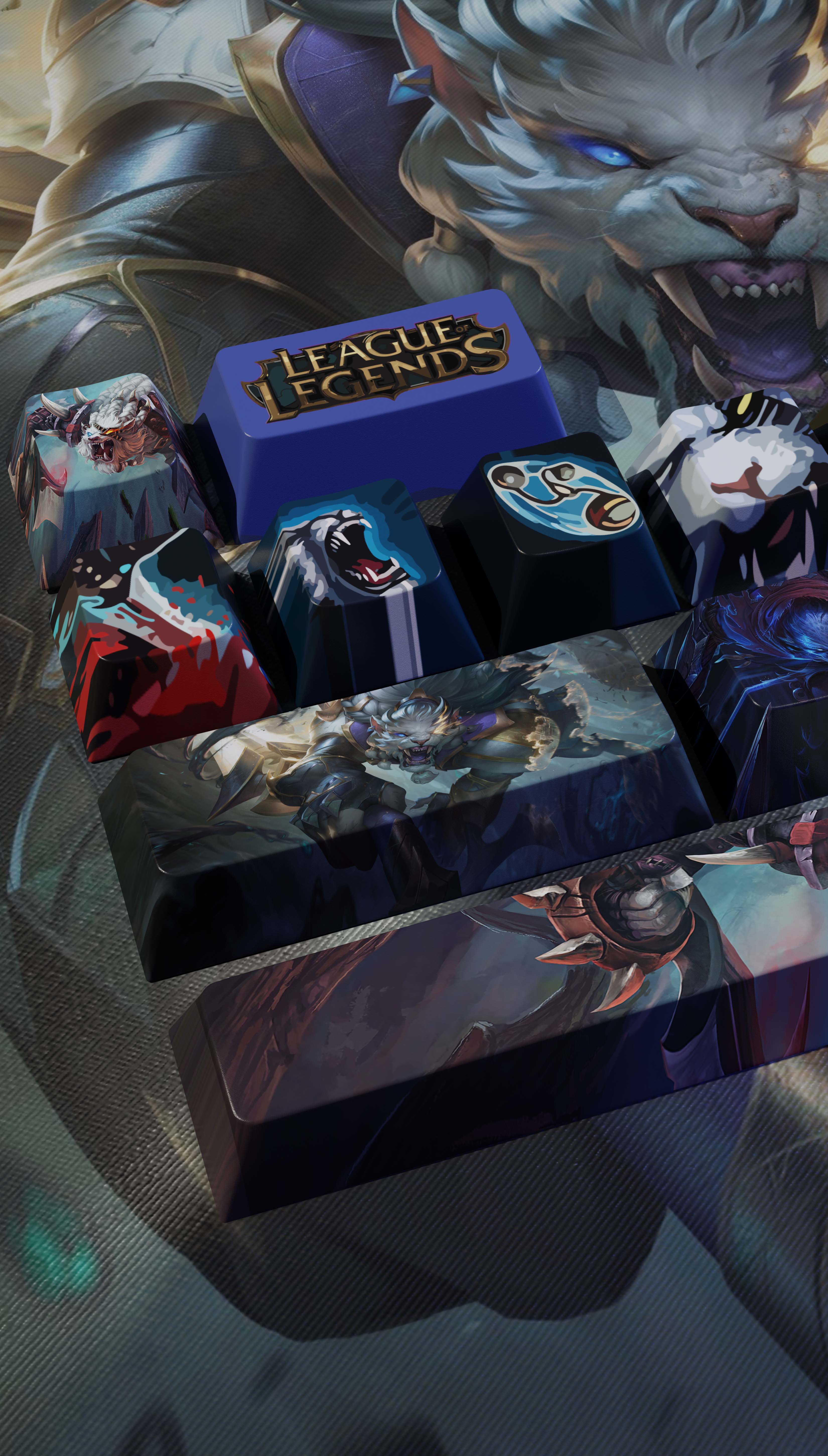 special edition League of Legends rangar keycaps