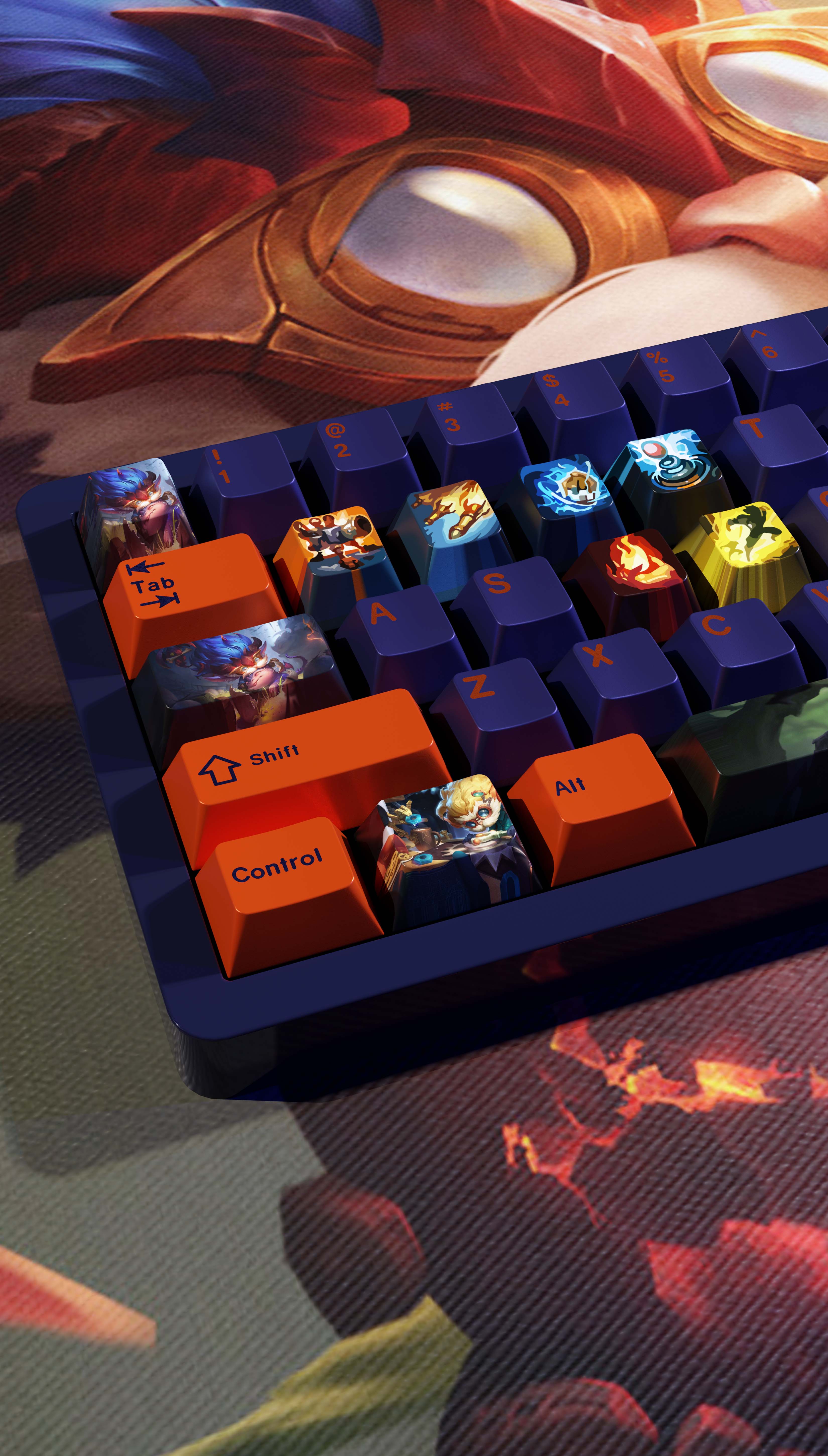 special edition League of Legends heimerdinger Keycaps