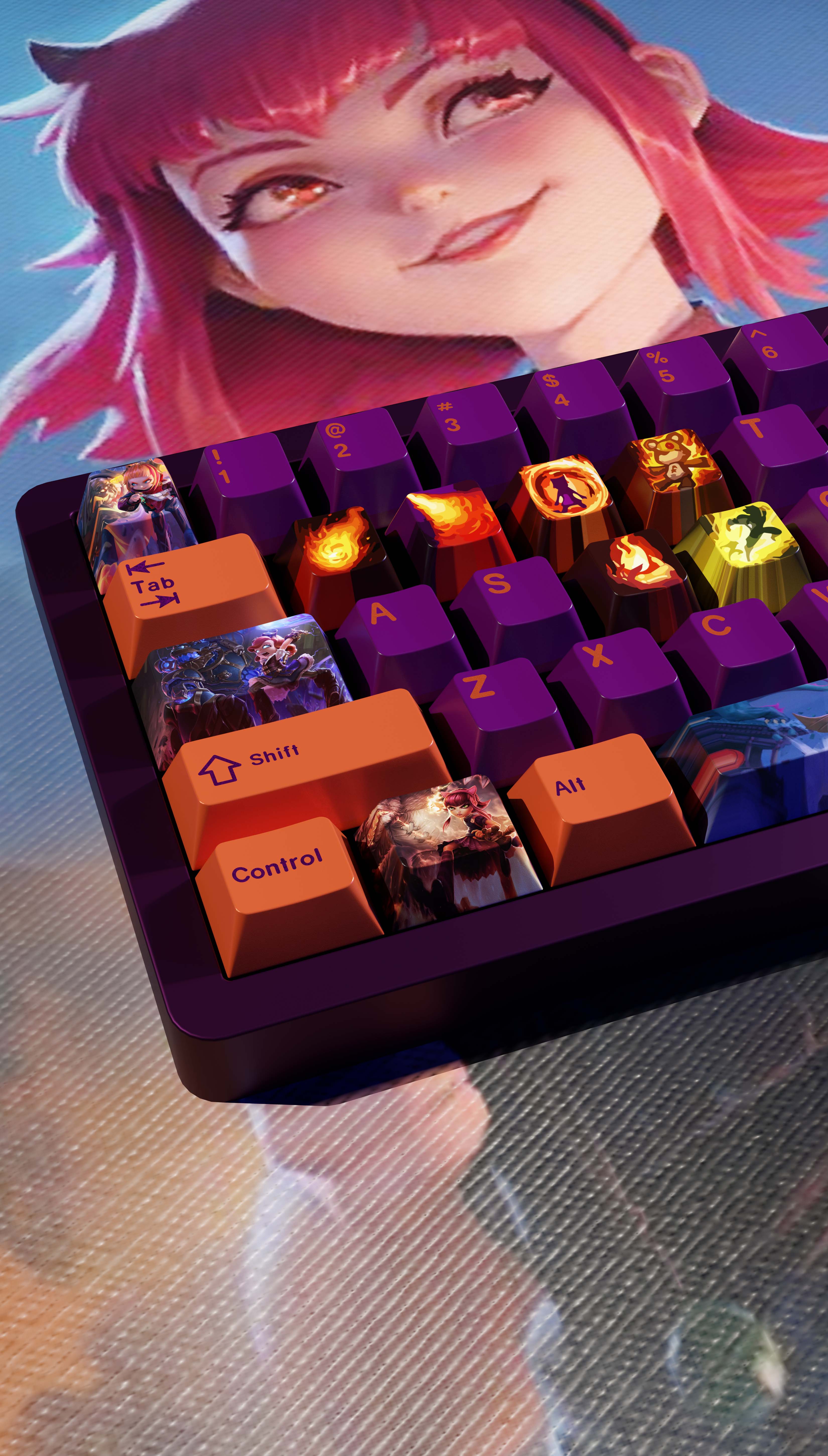 SPECIAL EDITION LEAGUE OF LEGENDS ANNIE KEYCAPS