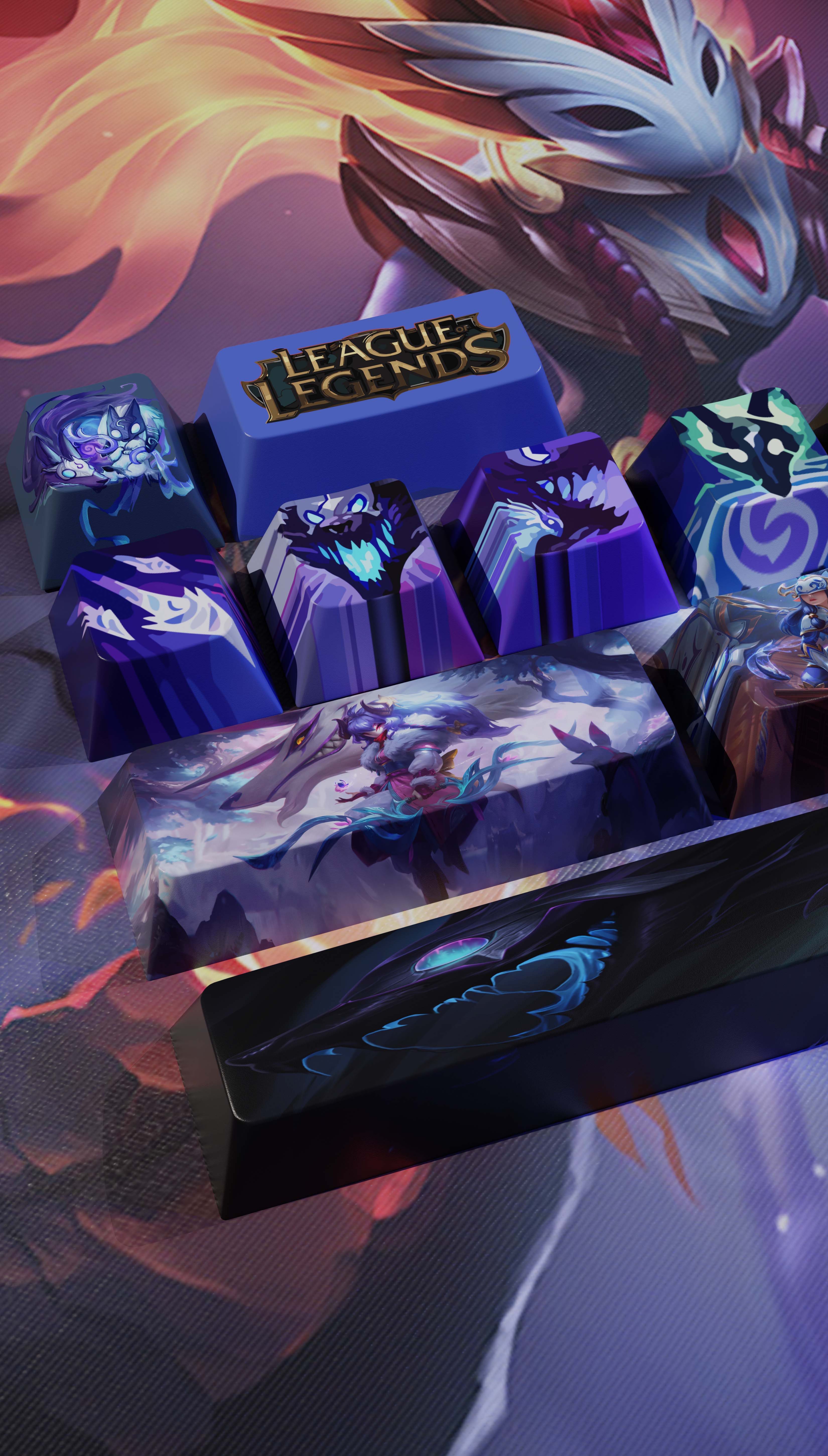 special edition League of Legends kindred keycaps