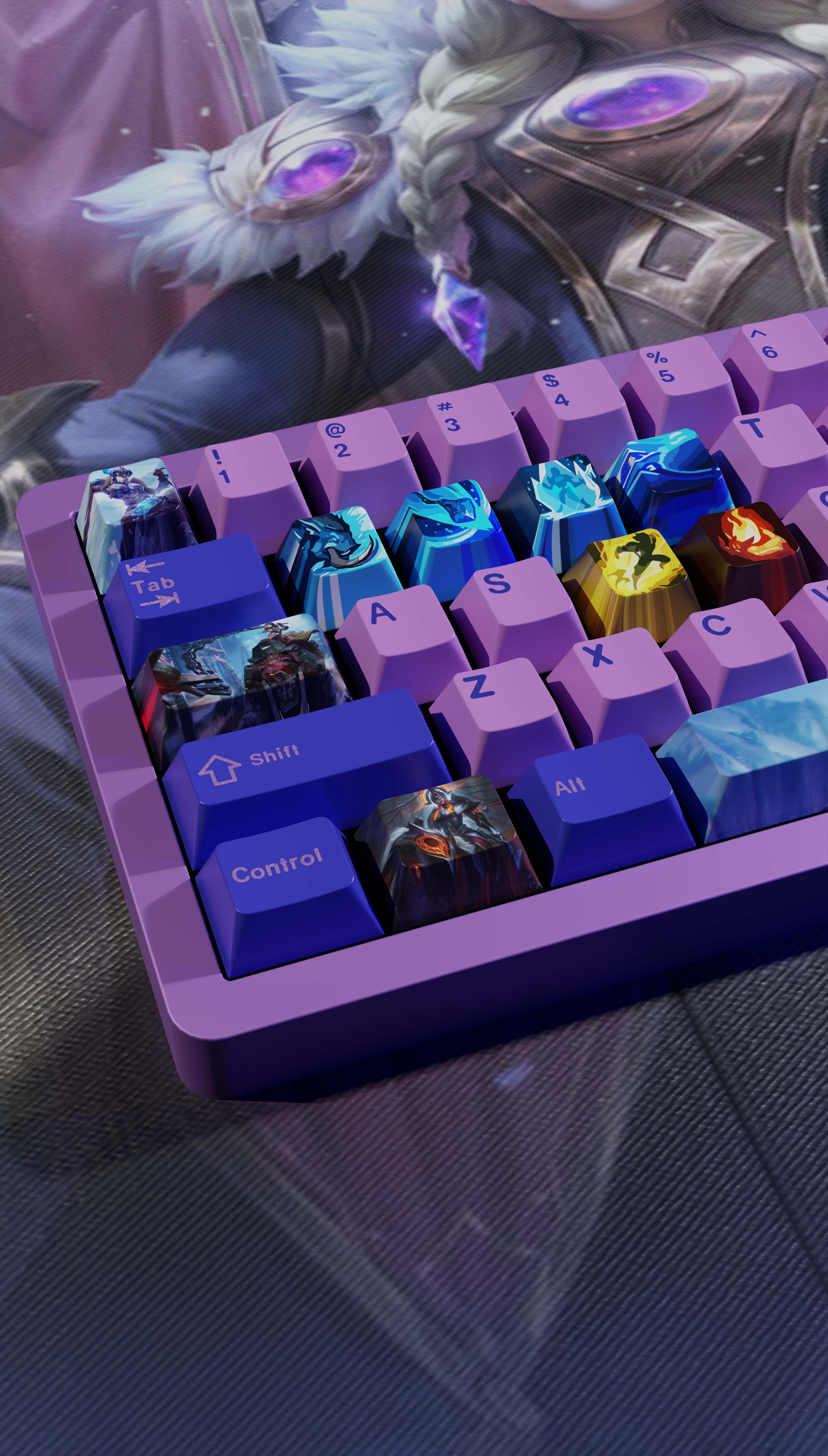 SPECIAL EDITION LEAGUE OF LEGENDS SEJUANI KEYCAPS