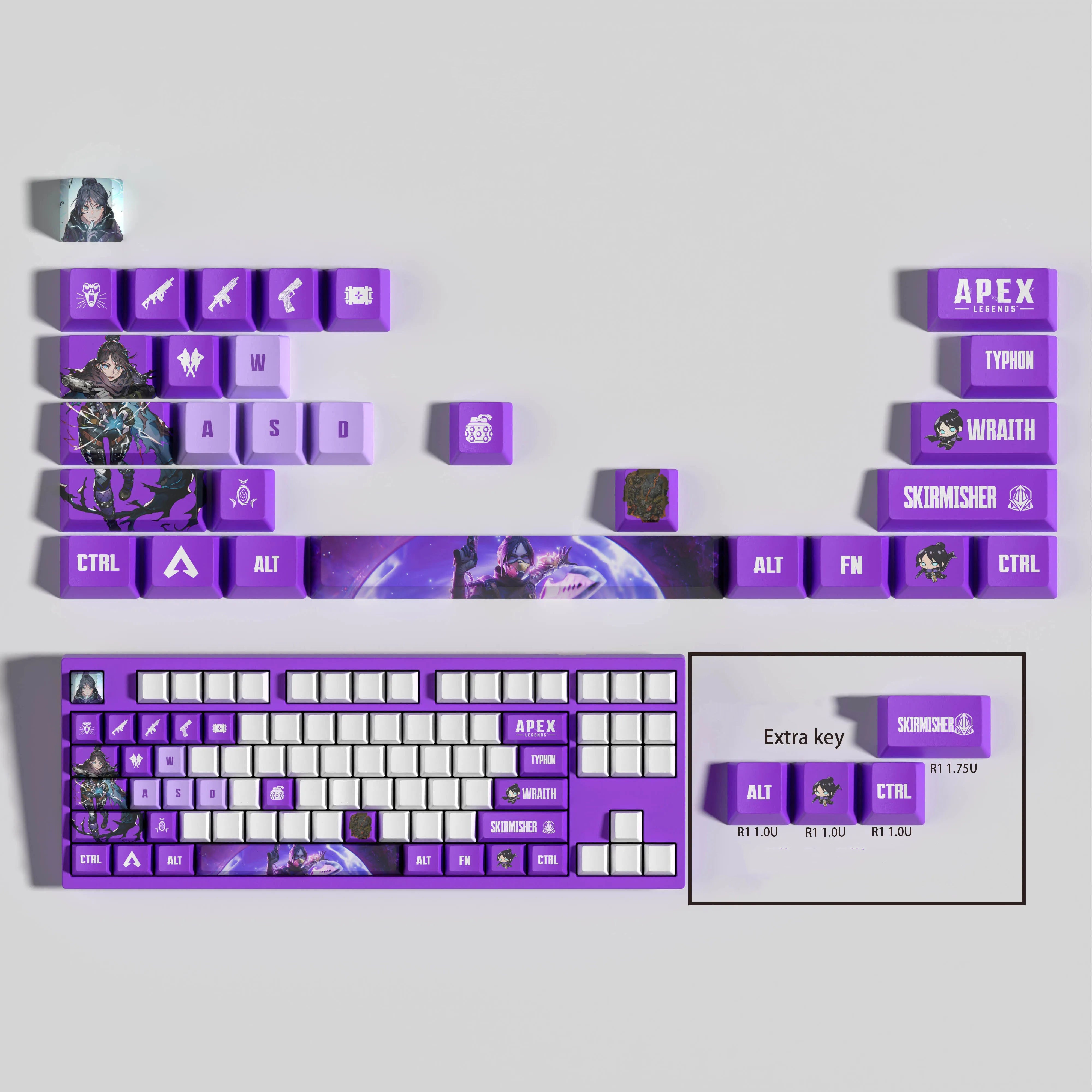 Apex Legends WRAITH  29 KEYCAPS