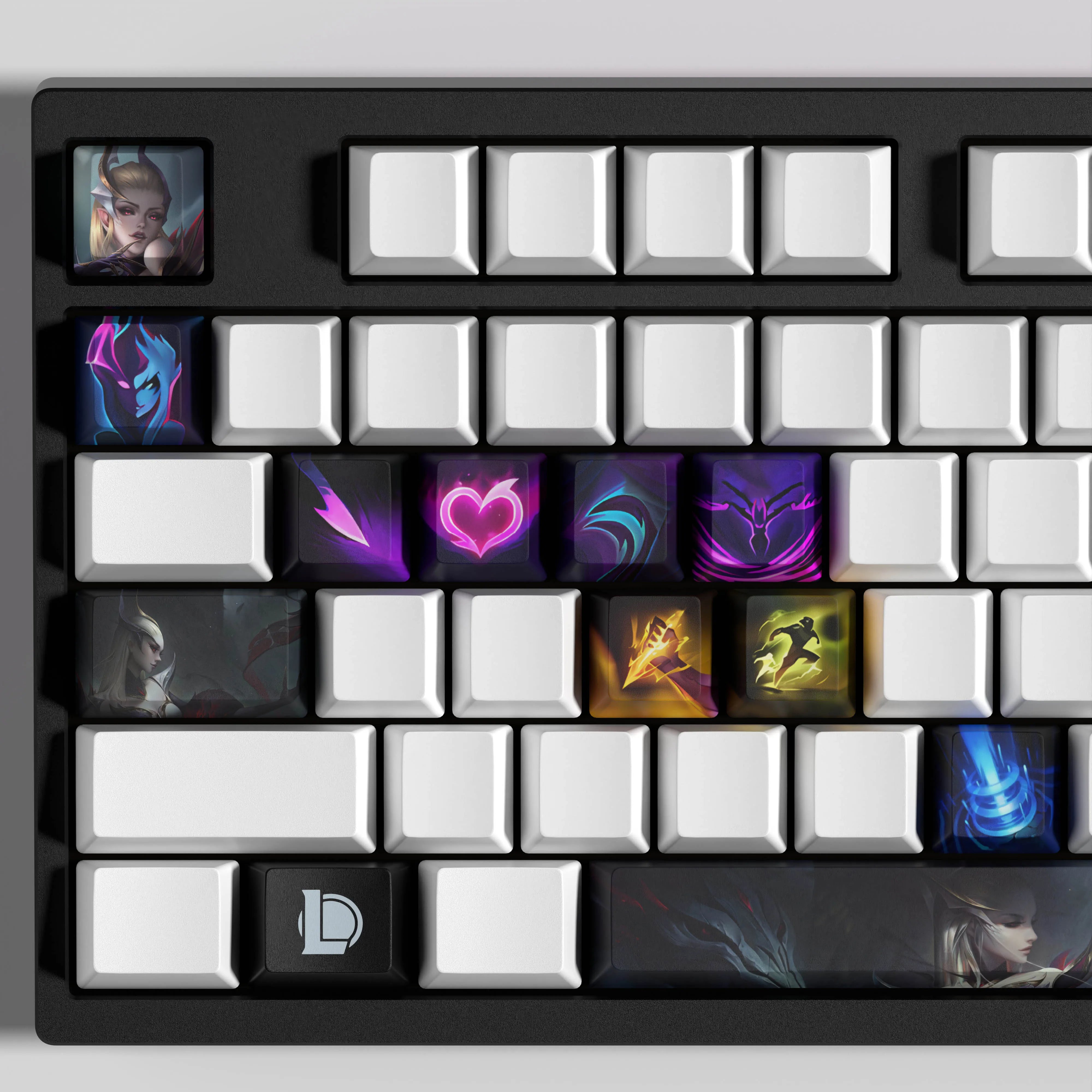 NEW SPECIAL EDITION LEAGUE OF LEGENDS EVELYNN KEYCAPS – 14 KAY