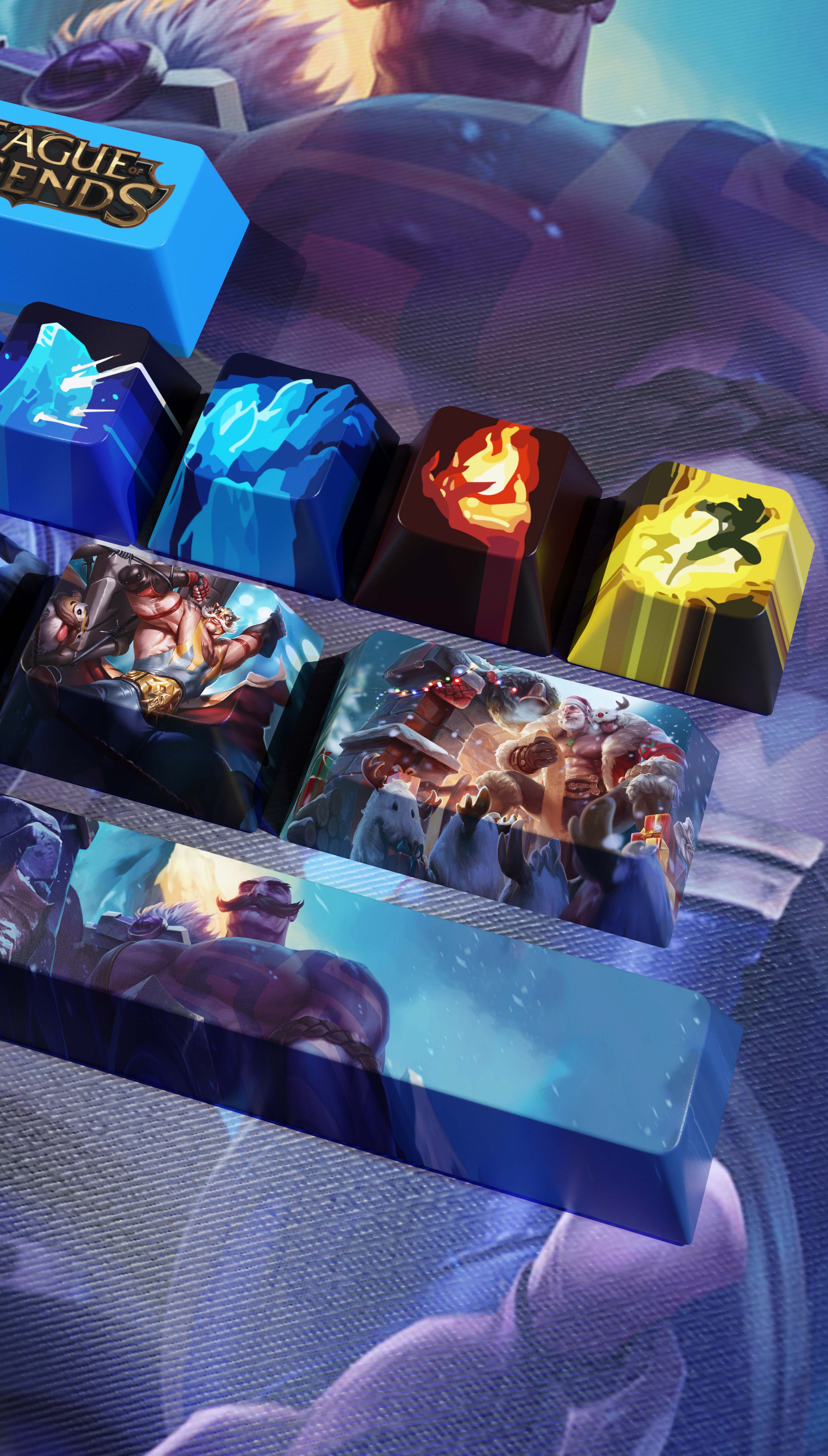 SPECIAL EDITION LEAGUE OF LEGENDS BRAUM KEYCAPS