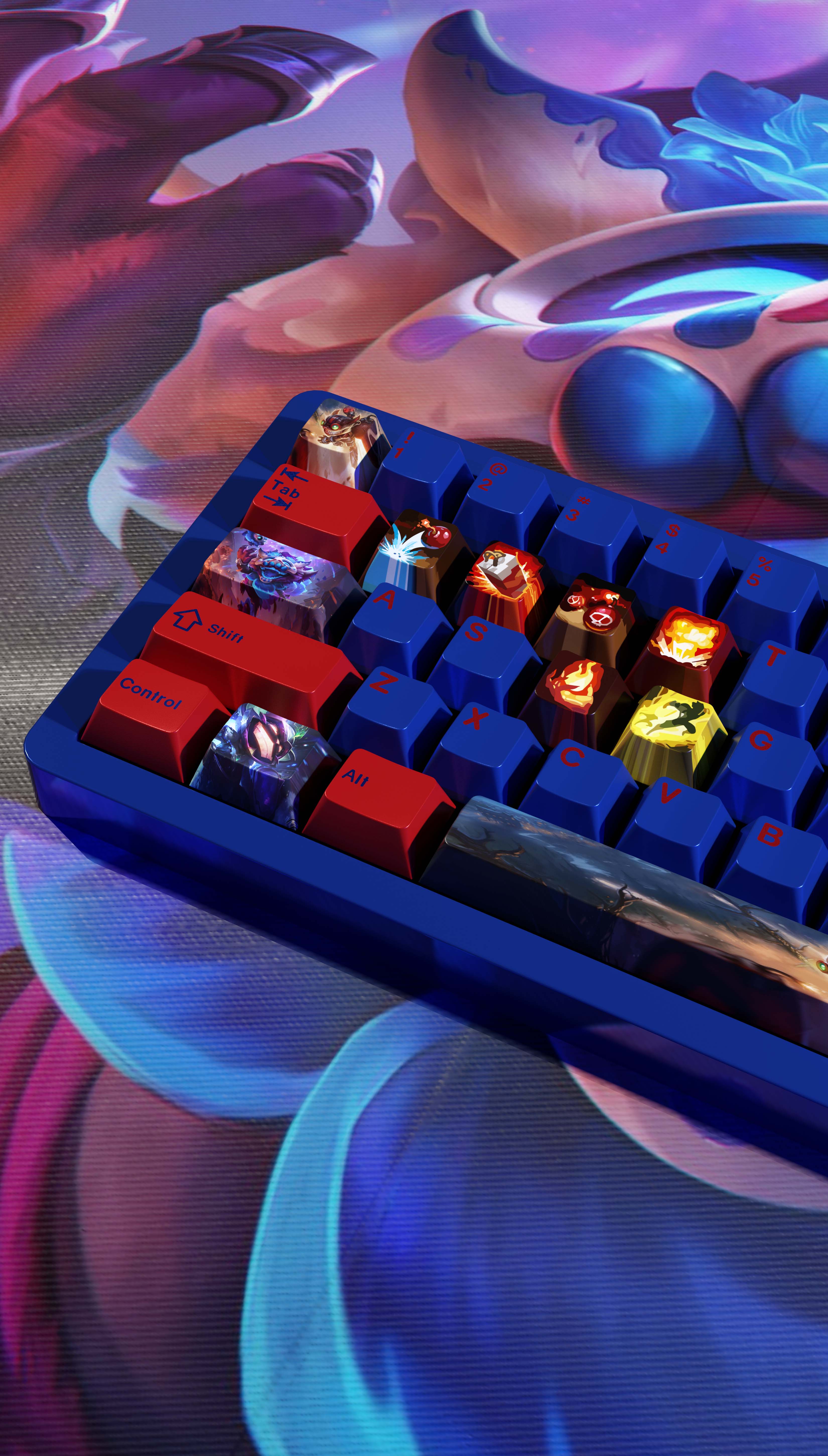 SPECIAL EDITION LEAGUE OF LEGENDS ZIGGS KEYCAPS