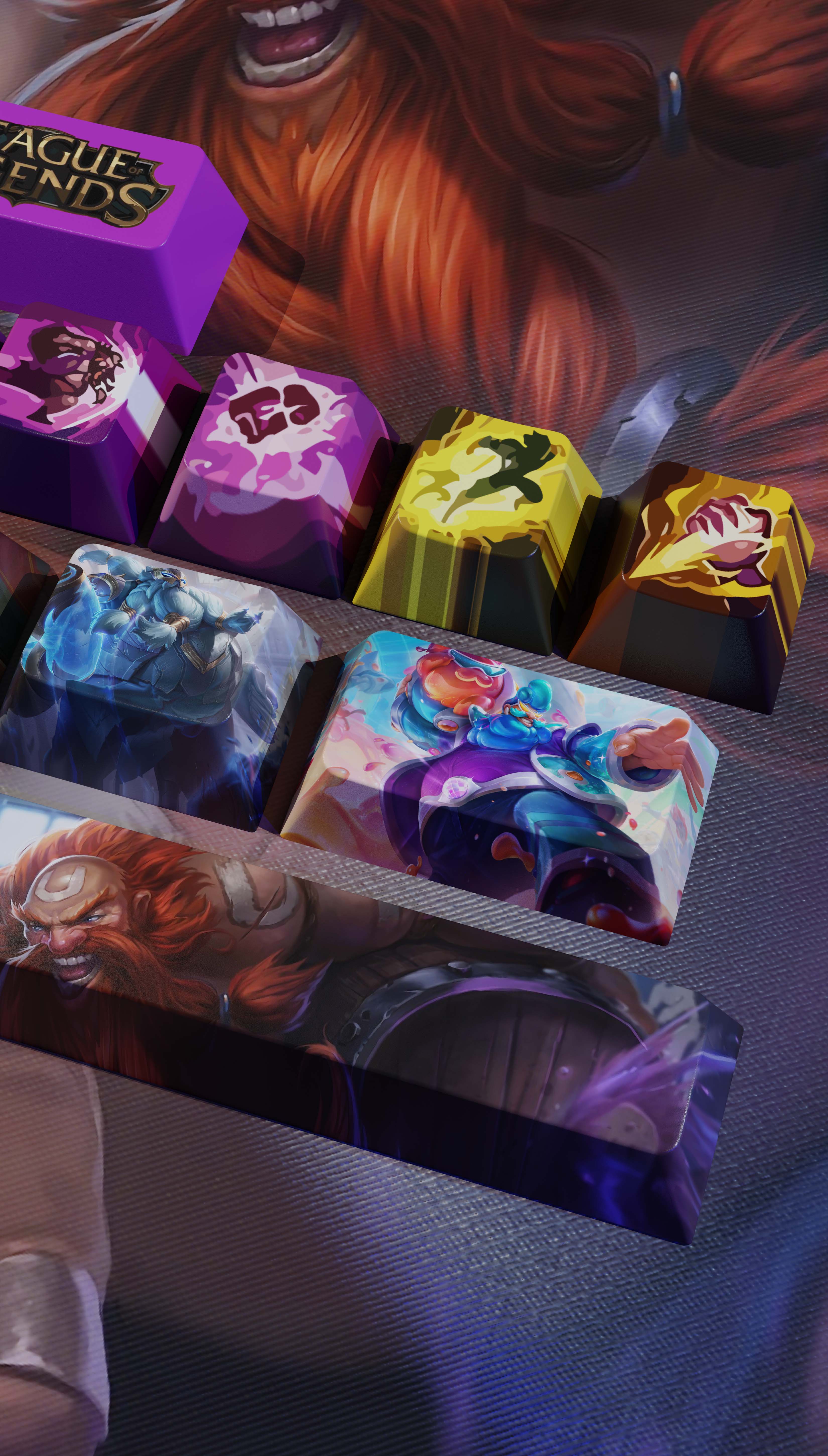 special edition League of Legends gragas Keycaps