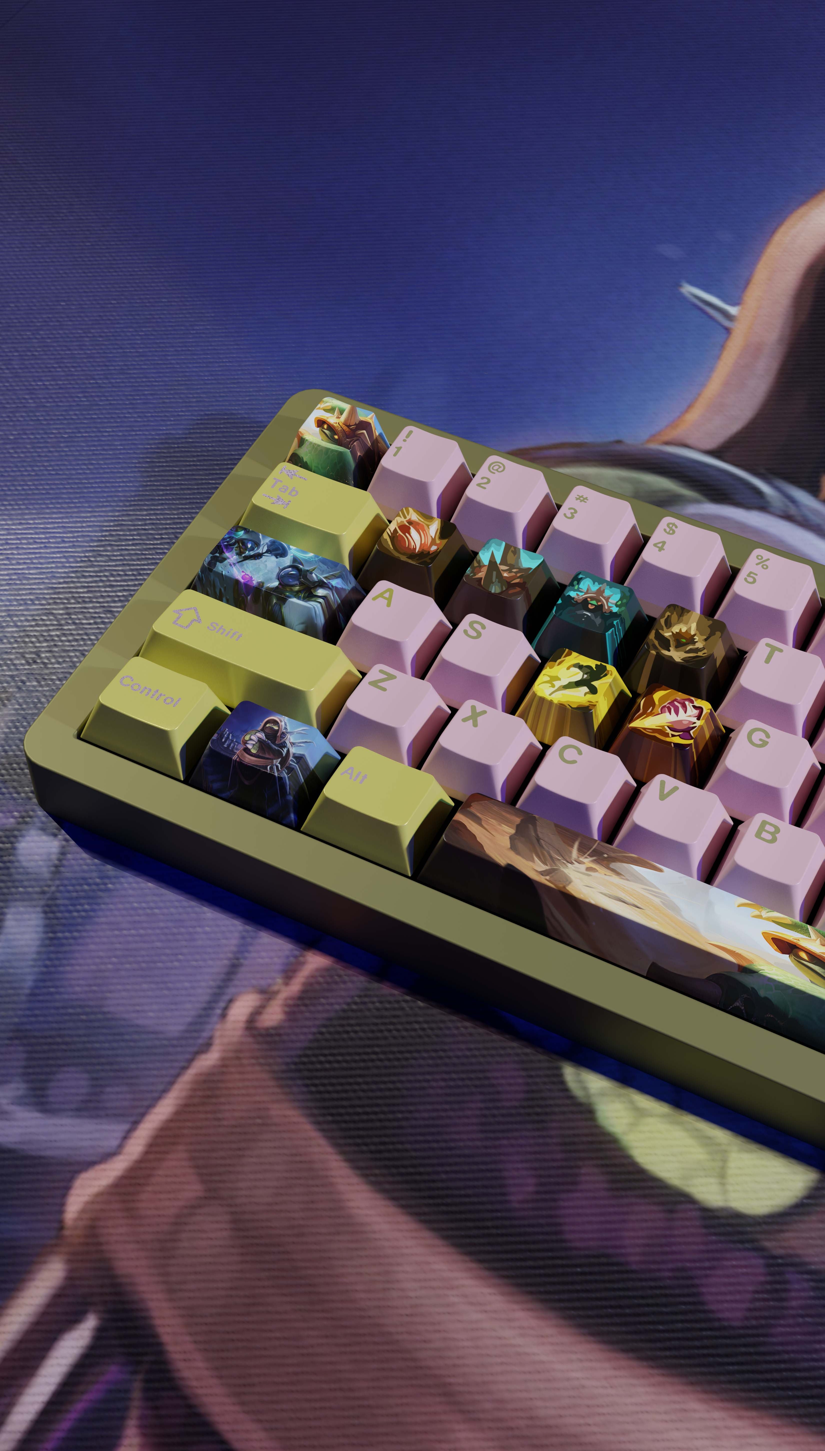 special edition League of Legends rammus Keycaps