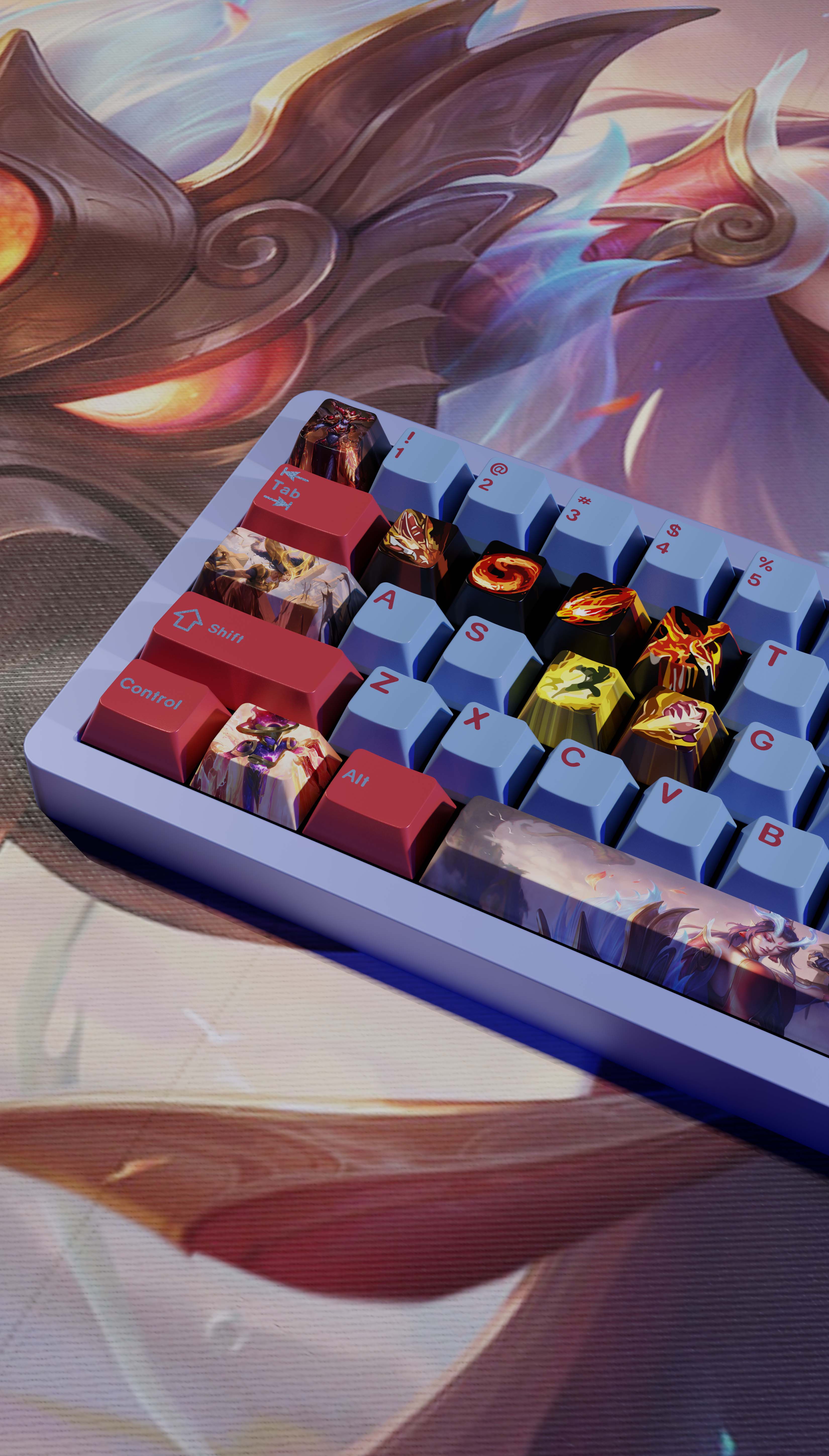 SPECIAL EDITION LEAGUE OF LEGENDS SHYVANA KEYCAPS