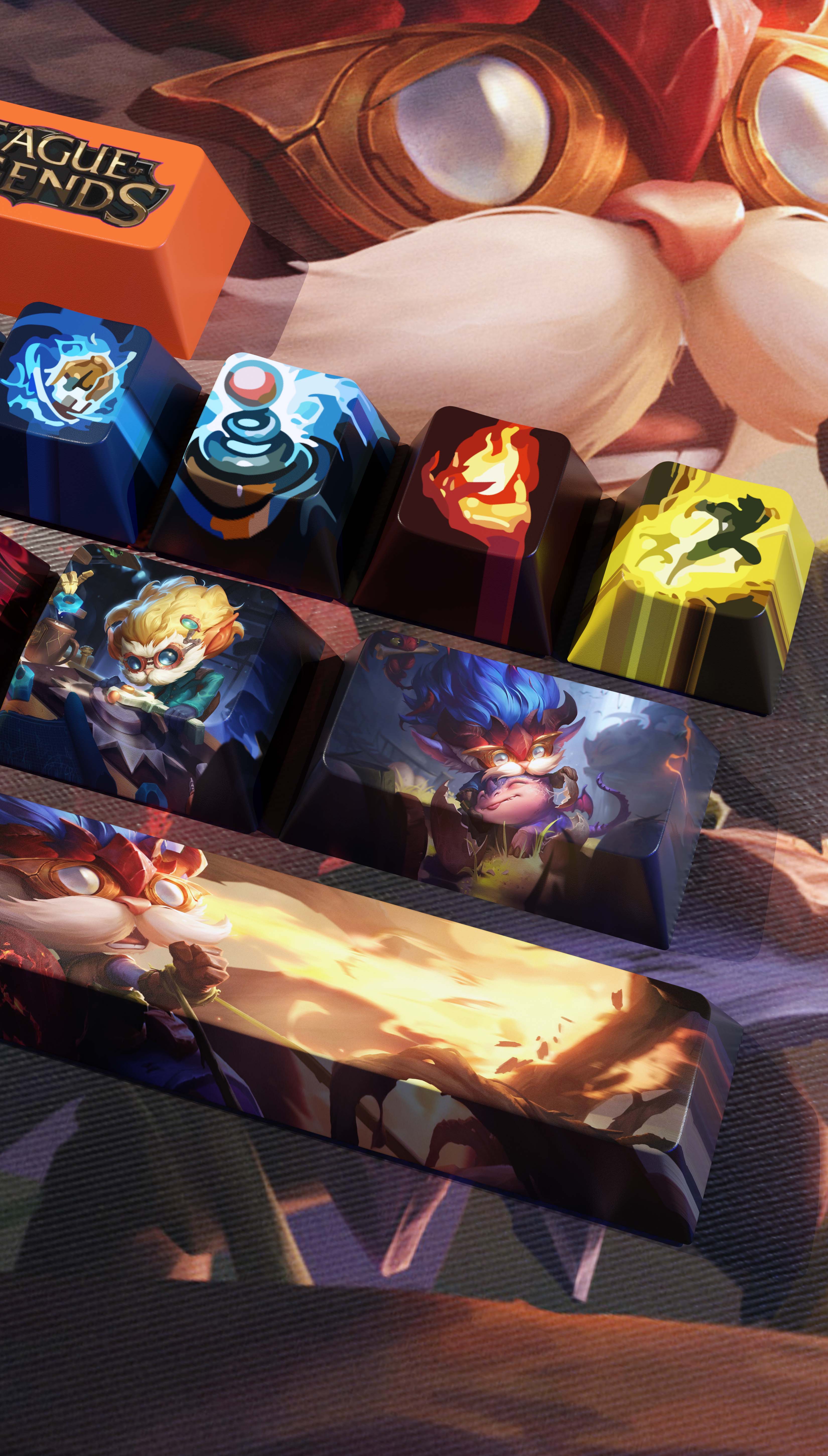 special edition League of Legends heimerdinger Keycaps